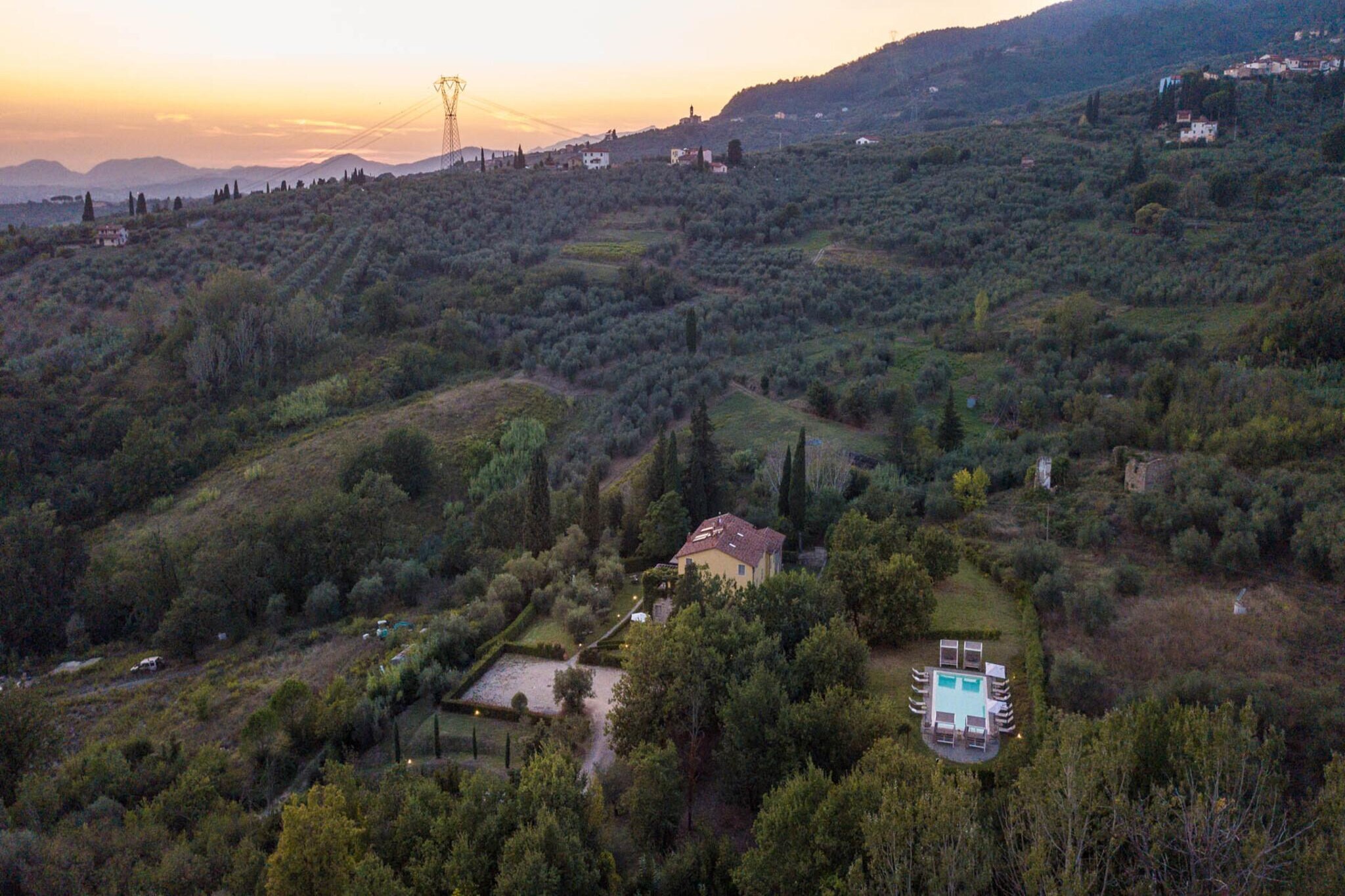 Casa Lucchese at Borghetto Farmhouse - Uitzicht zomer