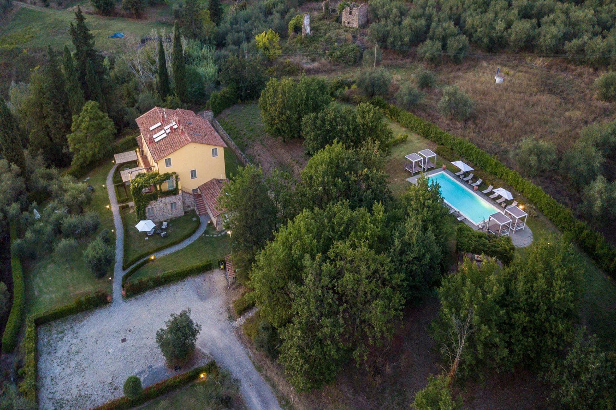Casa Lucchese at Borghetto Farmhouse - Uitzicht zomer