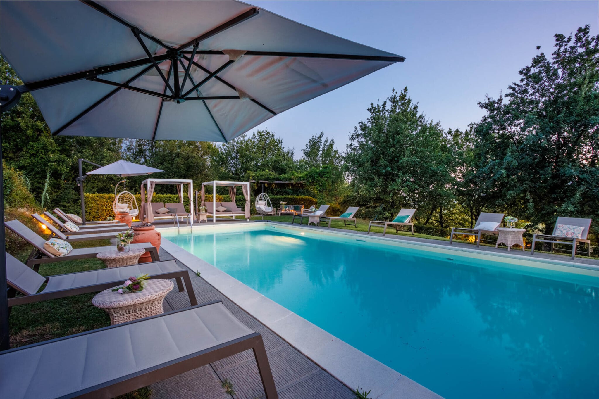 Casa Bellavista at Borghetto Farmhouse - Zwembad
