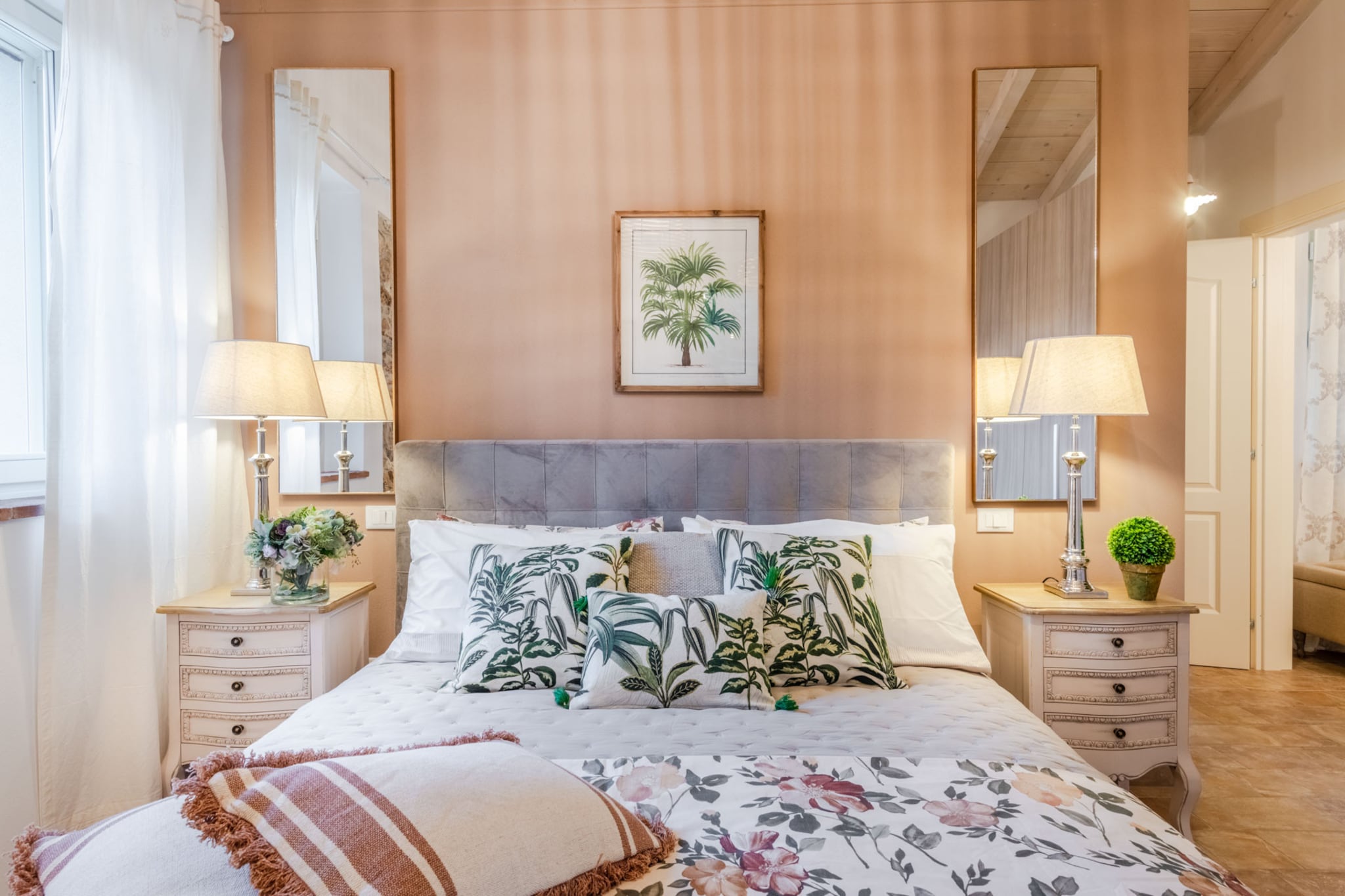 Molino Giusti Farmhouse-Schlafzimmer