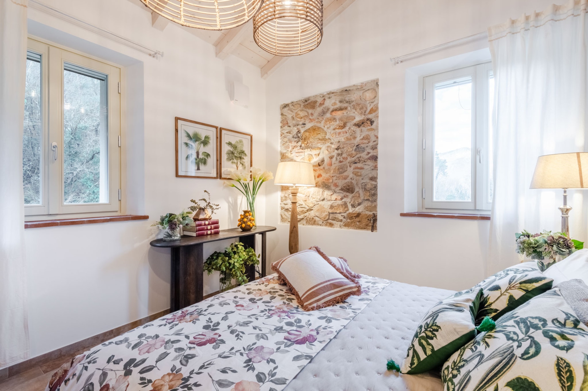 Molino Giusti Farmhouse-Schlafzimmer