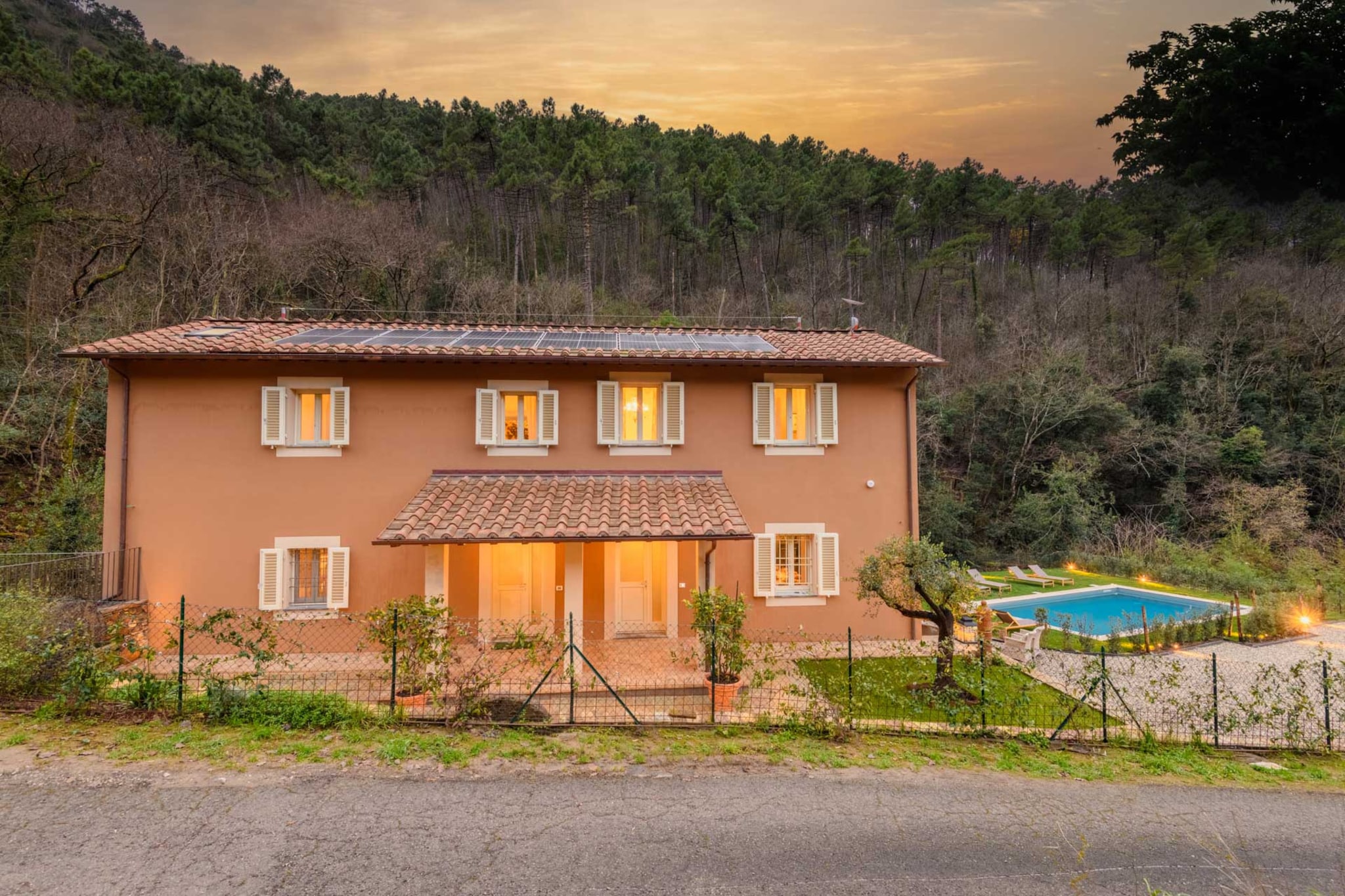 Molino Giusti Farmhouse-Gärten Sommer