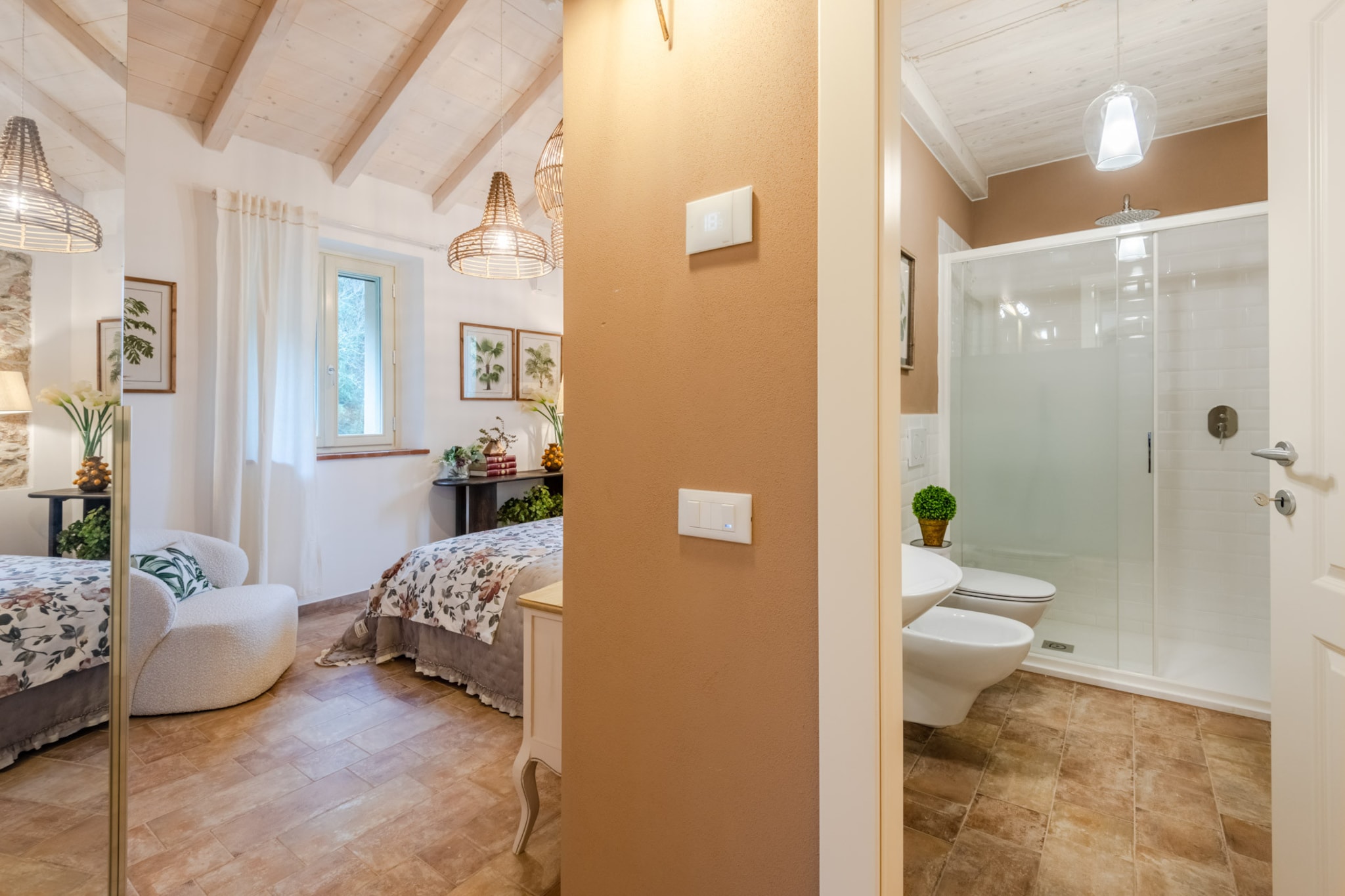 Molino Giusti Farmhouse-Badezimmer