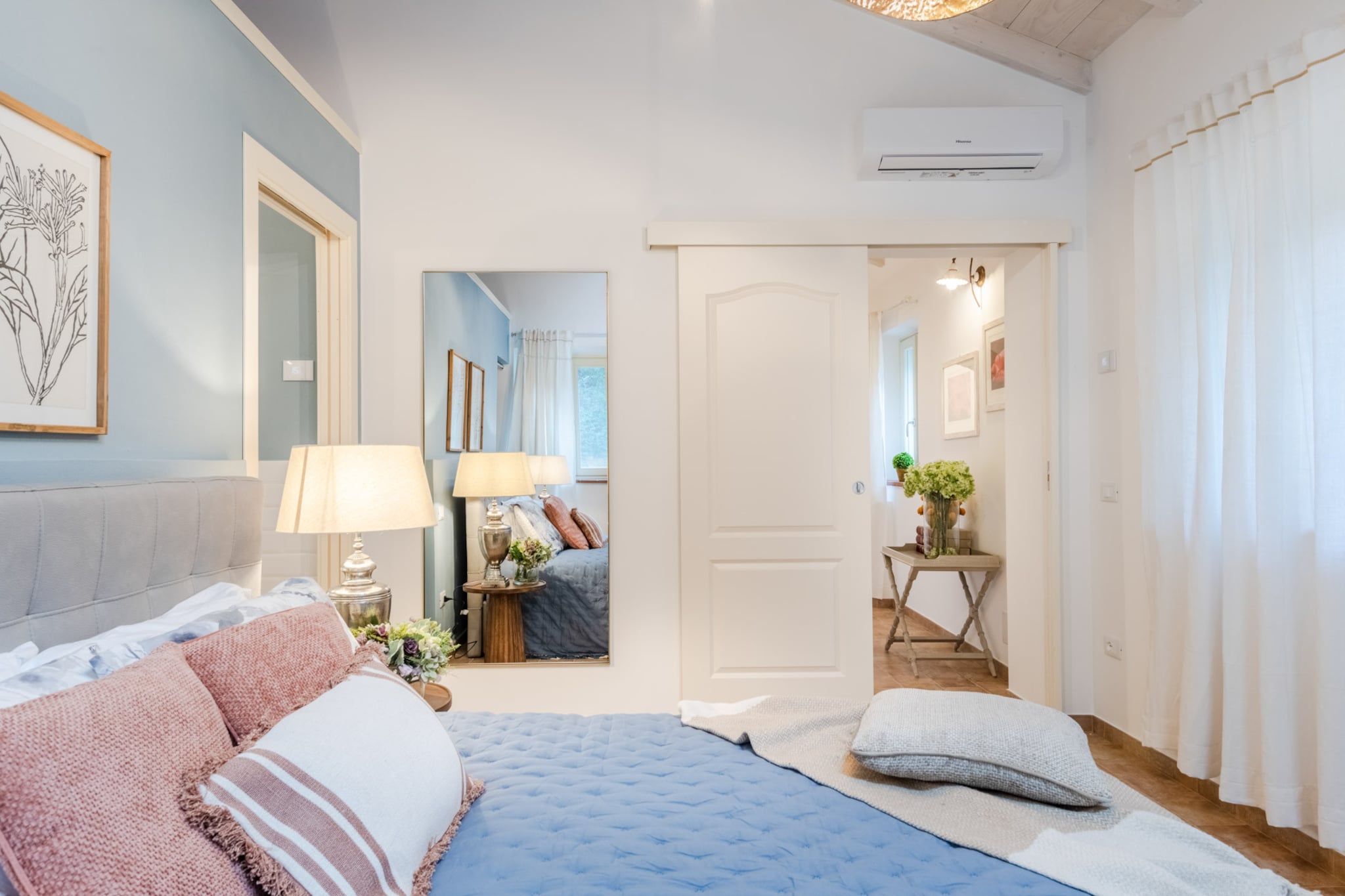 Molino Giusti Farmhouse-Schlafzimmer