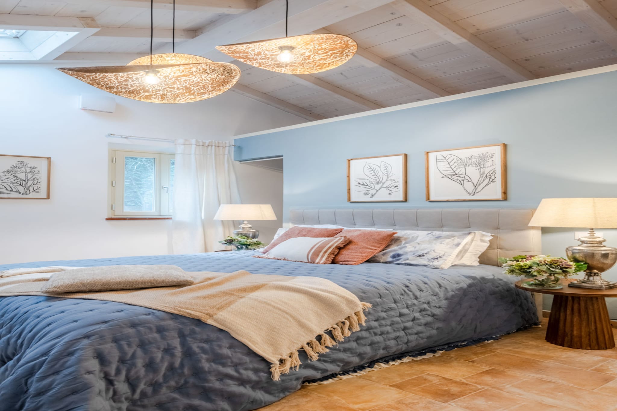 Molino Giusti Farmhouse-Schlafzimmer