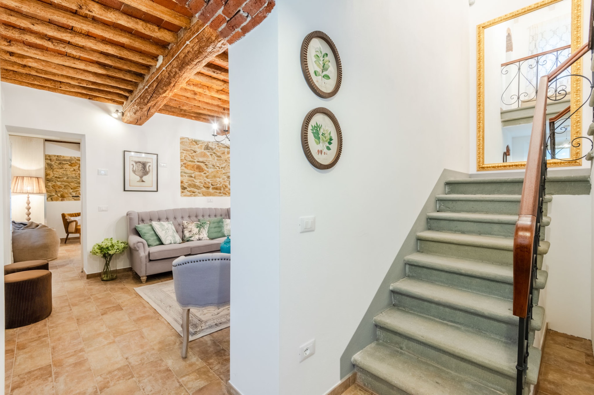 Molino Giusti Farmhouse-Wohnzimmer