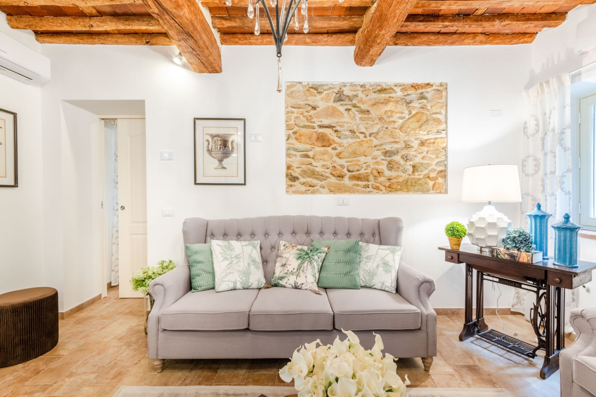 Molino Giusti Farmhouse-Wohnzimmer
