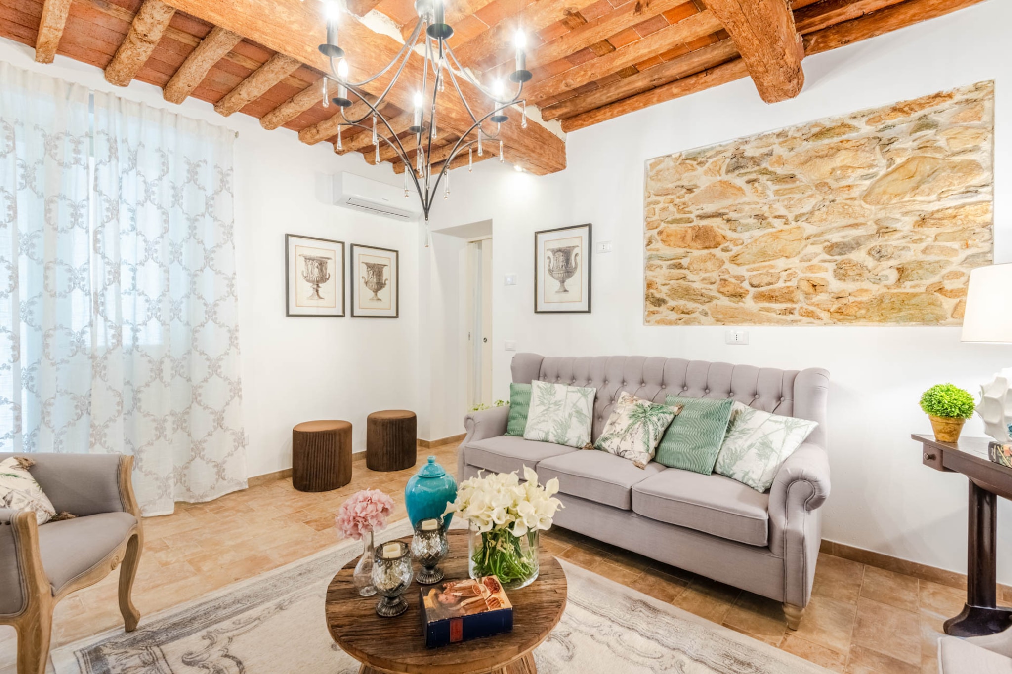 Molino Giusti Farmhouse-Wohnzimmer