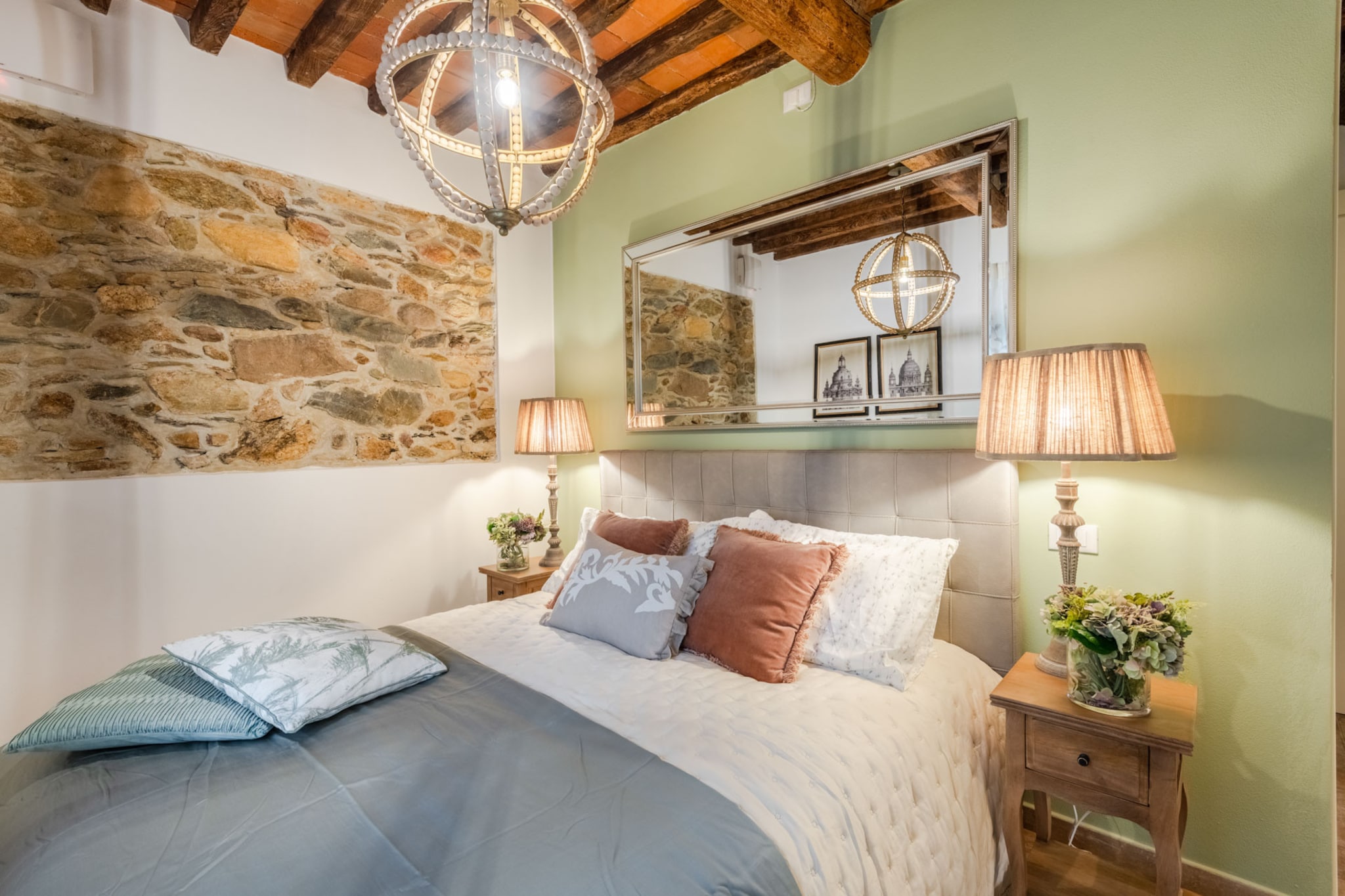 Molino Giusti Farmhouse-Schlafzimmer