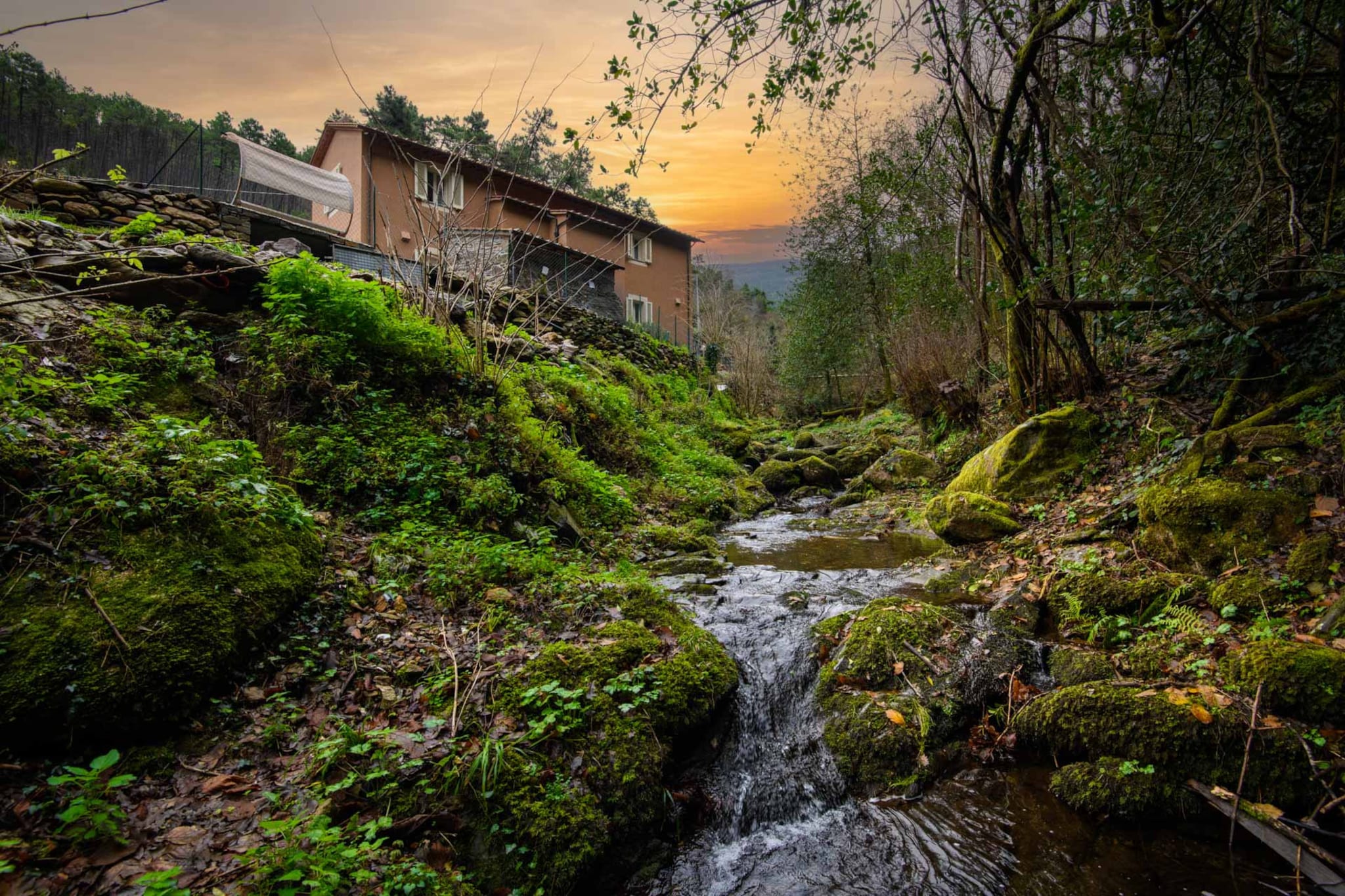 Molino Giusti Farmhouse-Gärten Sommer