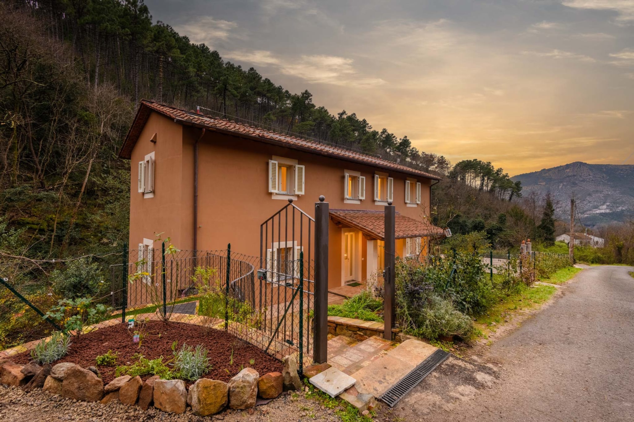 Molino Giusti Farmhouse-Gärten Sommer