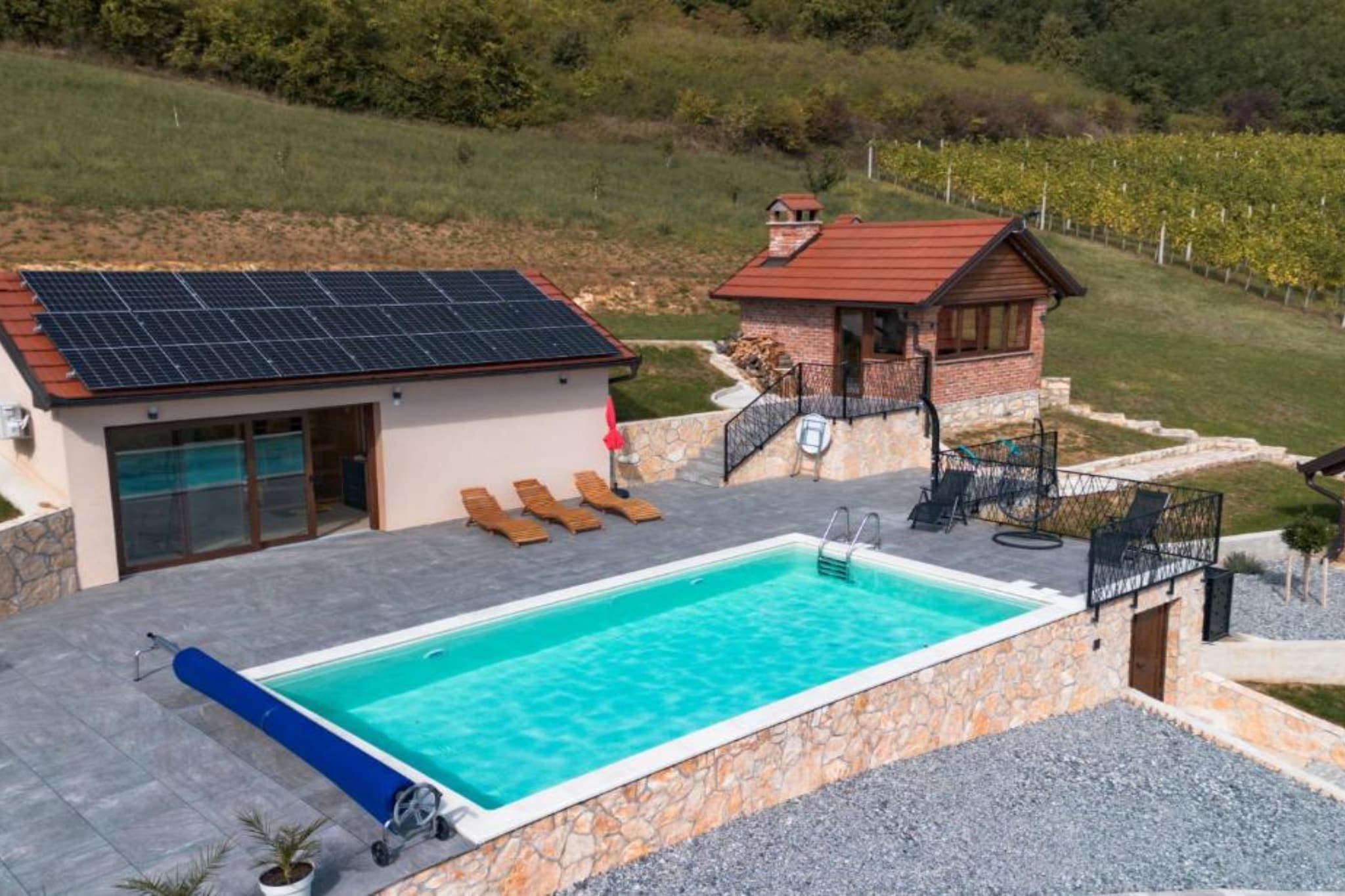 Villa Breg - Four Bedroom Villa with Pool, Hot-Tub and Sauna-Zwembad