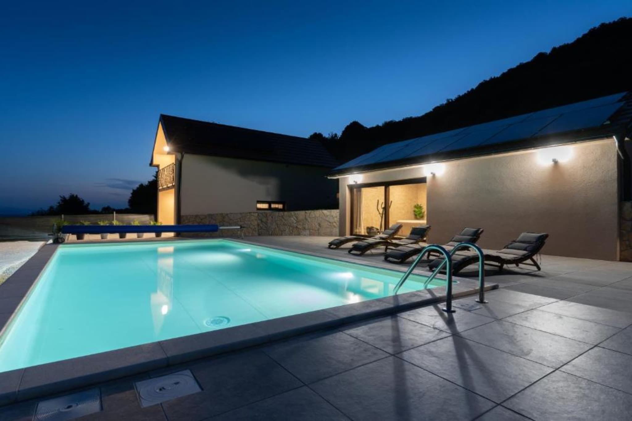 Villa Breg - Four Bedroom Villa with Pool, Hot-Tub and Sauna-Zwembad
