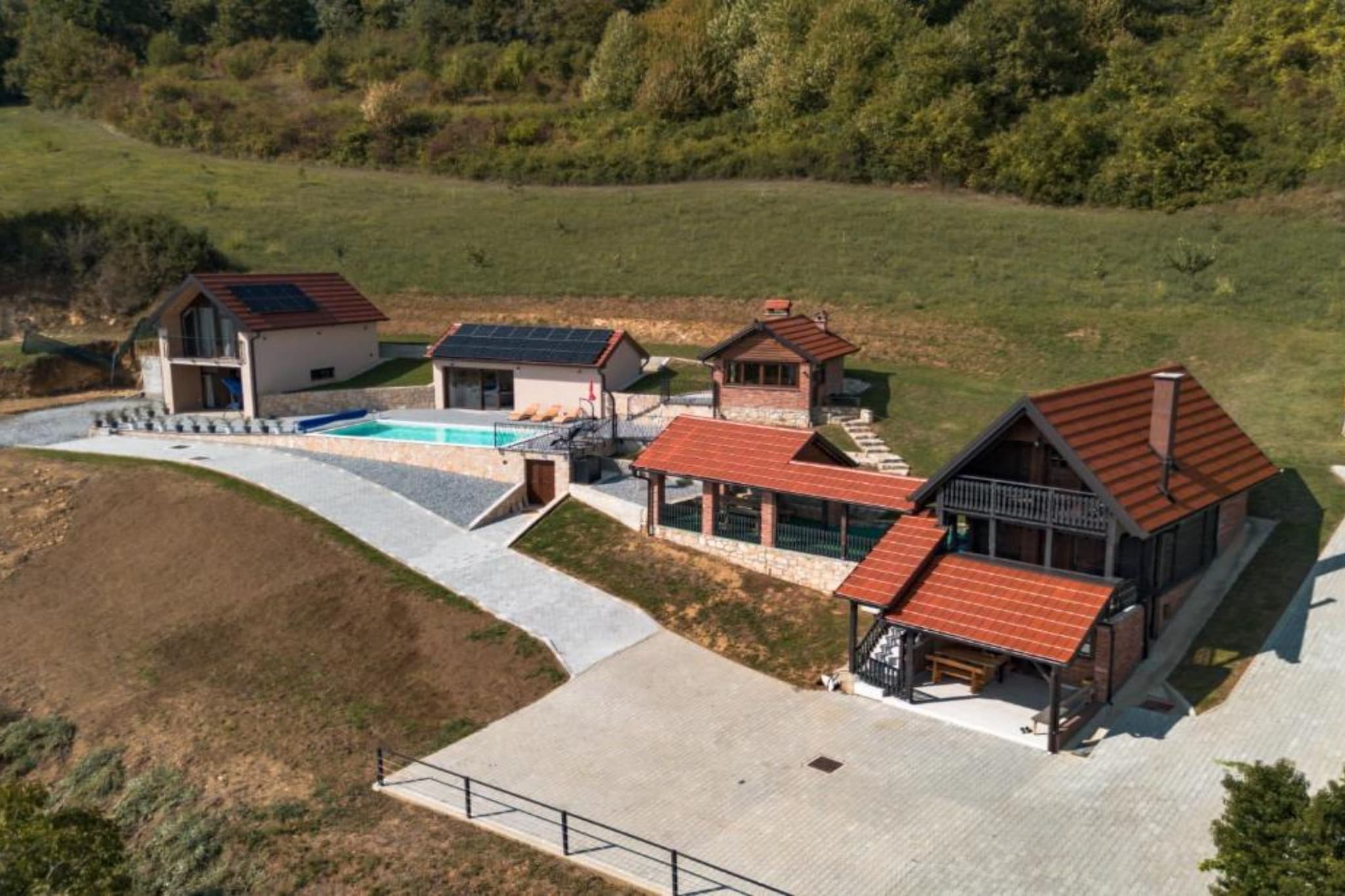 Villa Breg - Four Bedroom Villa with Pool, Hot-Tub and Sauna-Uitzicht