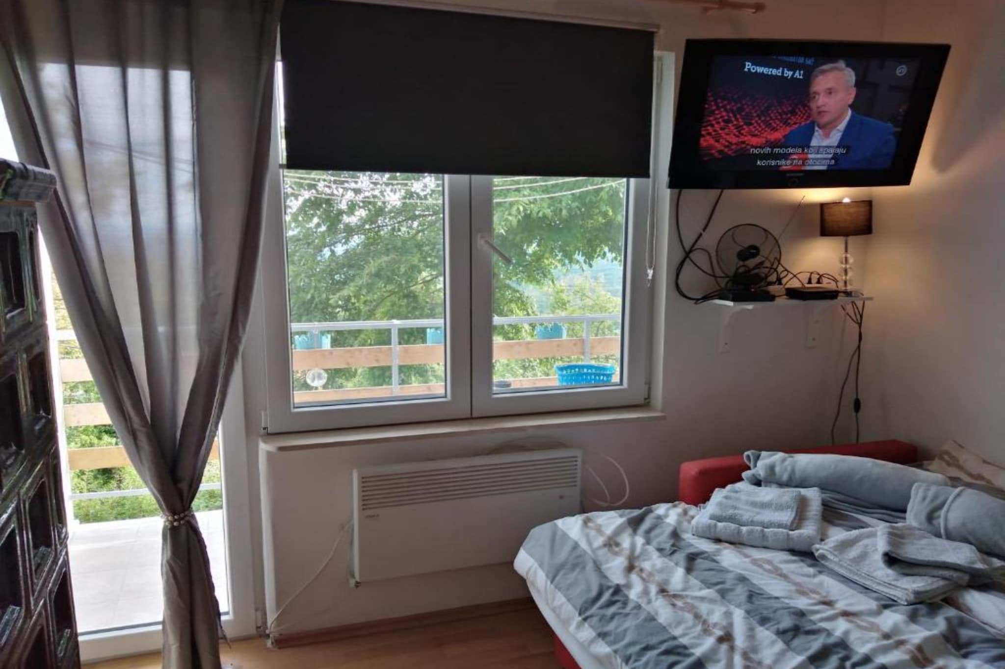 One Bedroom Apartment with Hot Tube-Slaapkamer