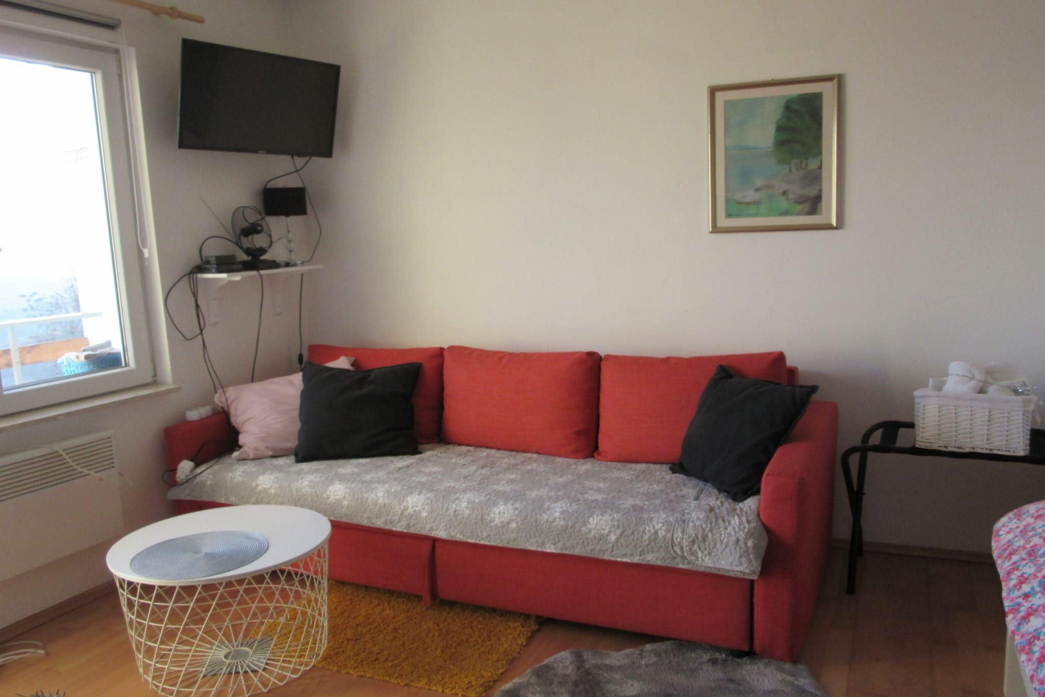 One Bedroom Apartment with Hot Tube-Woonkamer