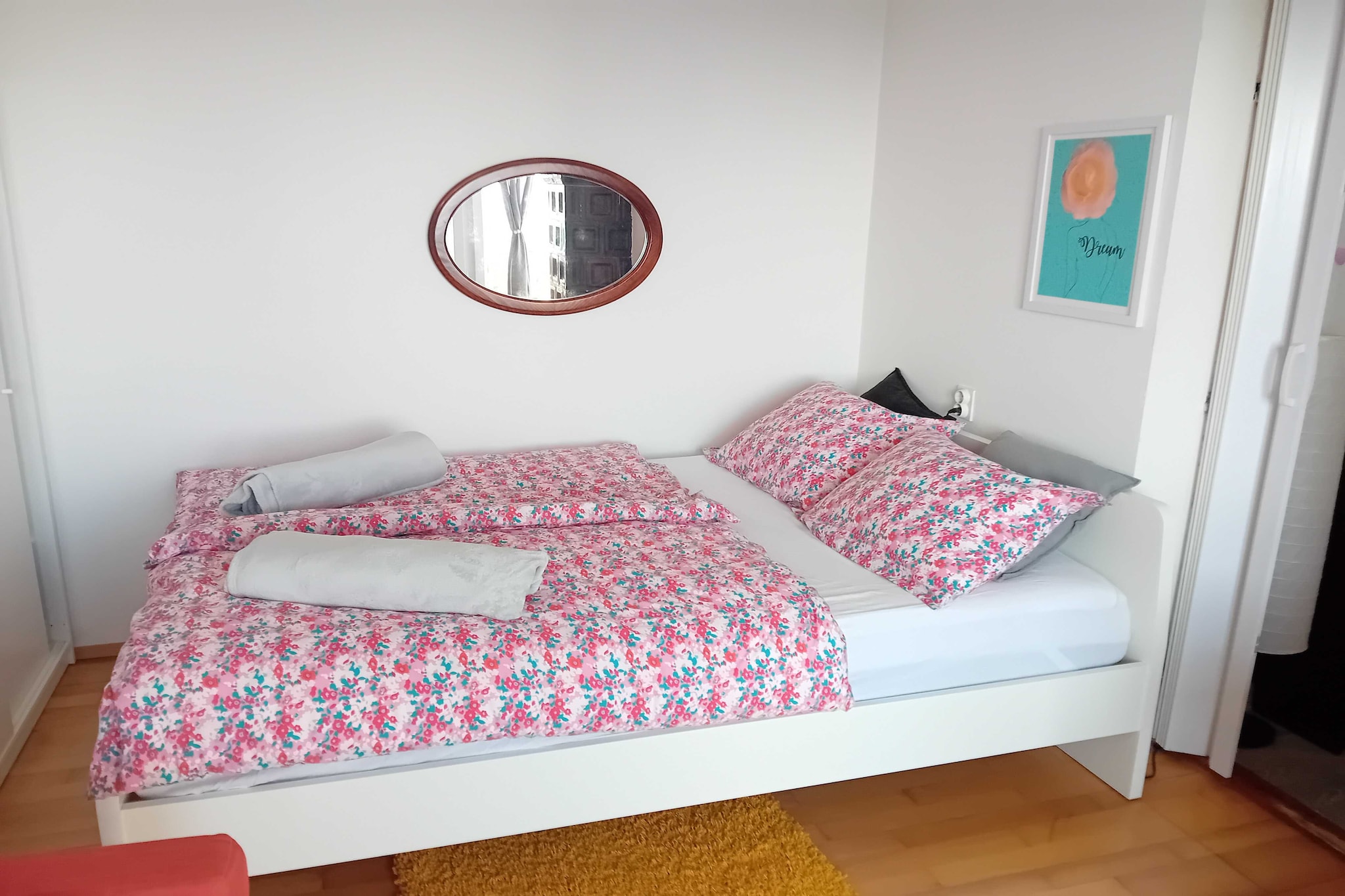 One Bedroom Apartment with Hot Tube-Slaapkamer