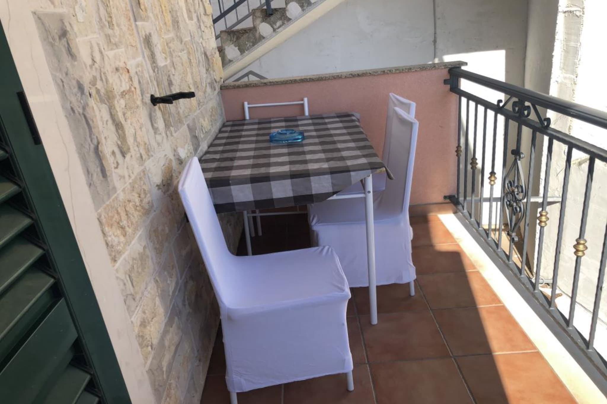 Apartmani Villa Borzic - One Bedroom Apartment with  Terarce and Sea View 1-Balcon-terrasse
