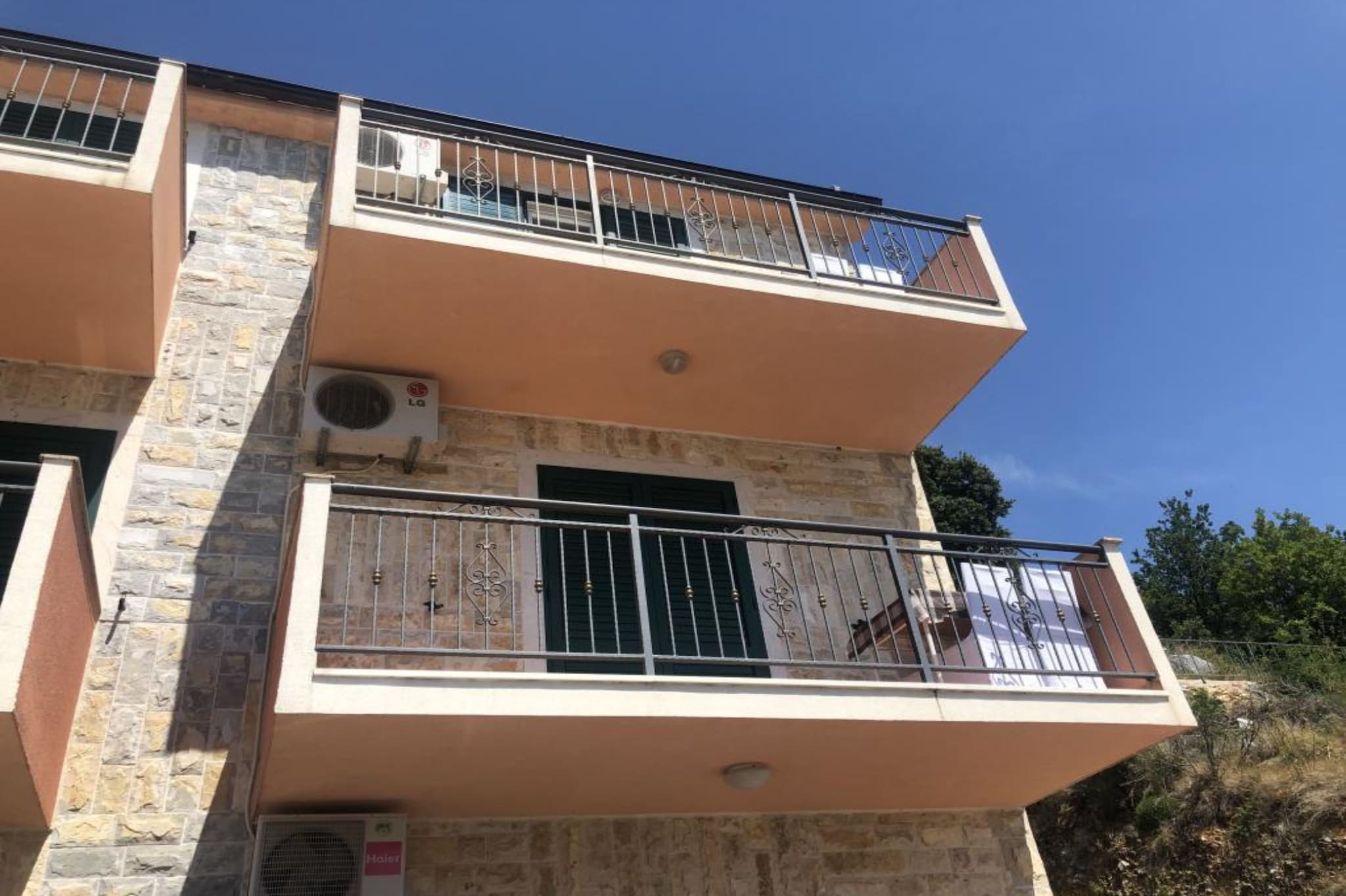 Apartmani Villa Borzic - One Bedroom Apartment with Terarce and Sea View 3-Extérieur