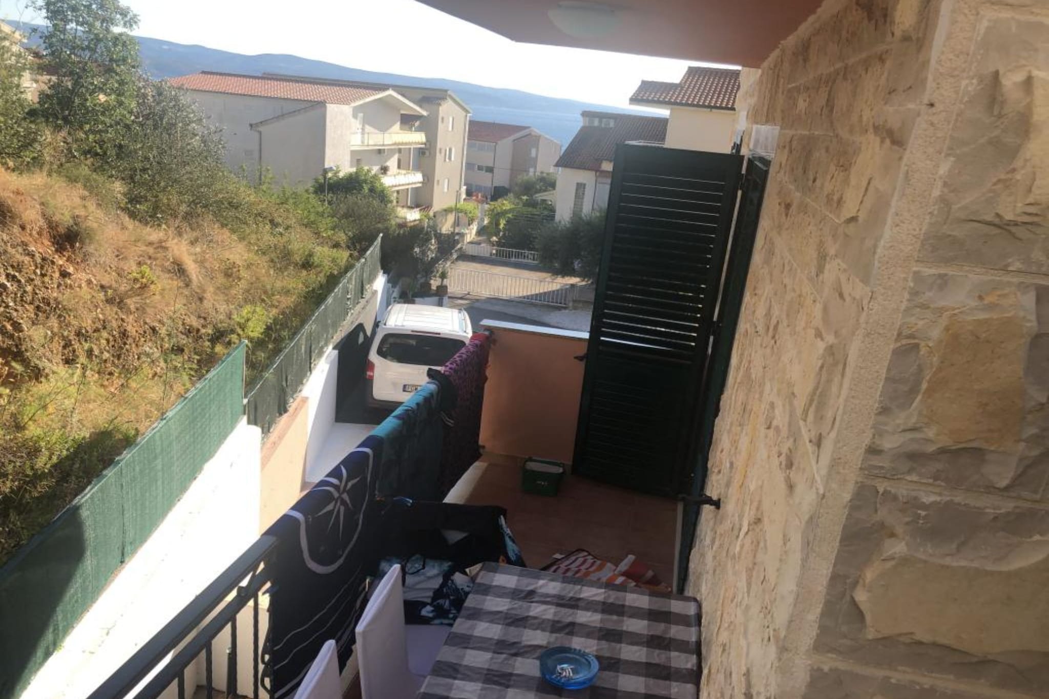 Apartmani Villa Borzic - One Bedroom Apartment with Terarce and Sea View 4-Terrassenbalkon