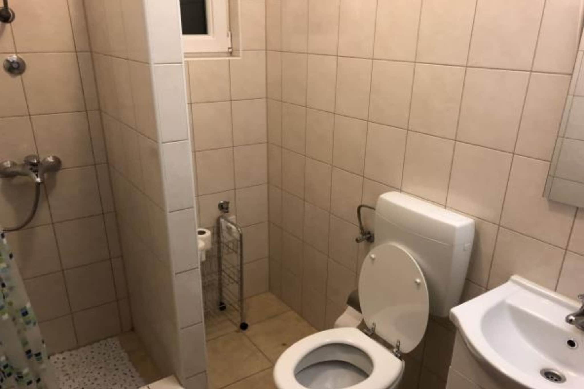 Apartmani Villa Borzic - One Bedroom Apartment with Terarce and Sea View 4-Badezimmer