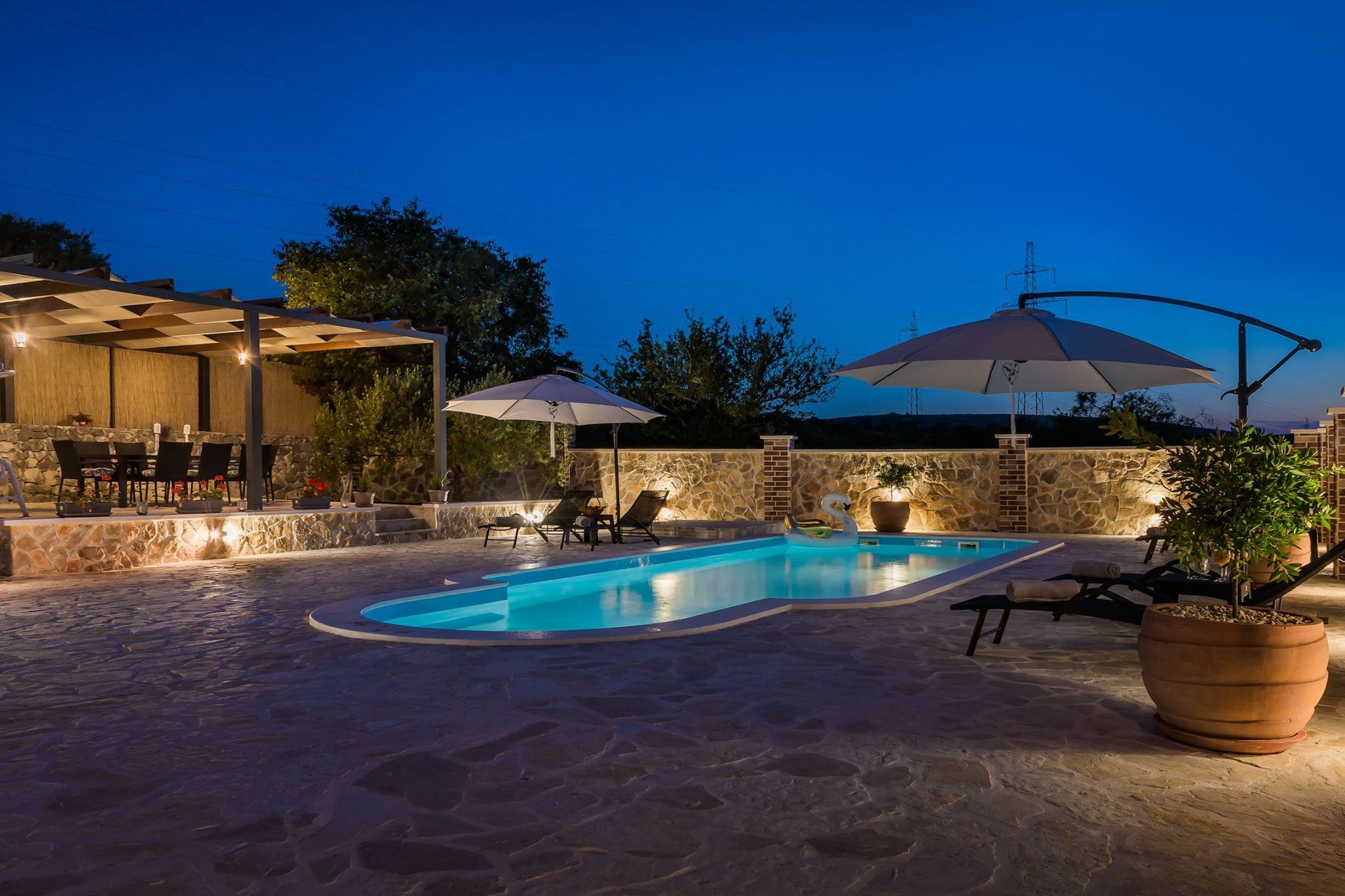 Holiday Home Rider - Two Bedroom Holiday Home with Outdoor Pool-Pool