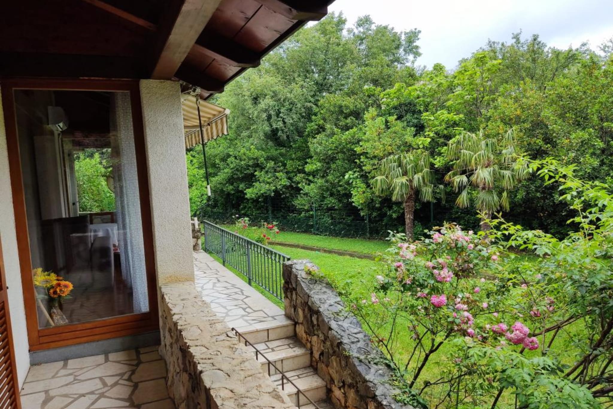Apartment & Rooms Villa Oliva - Two Bedroom Apartment-Terrassenbalkon