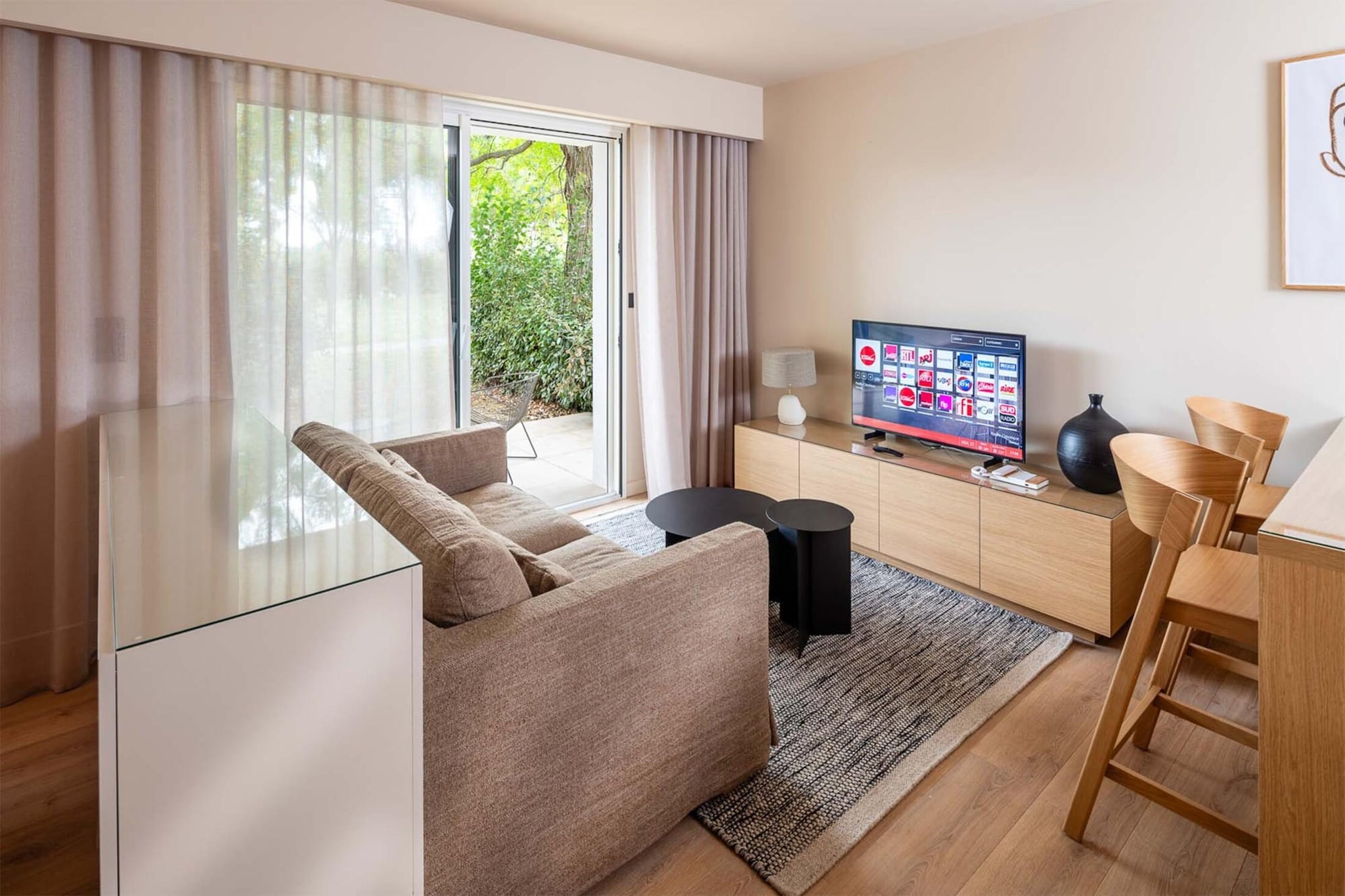 Appartements Horizon Resort- Apartment-Woonkamer
