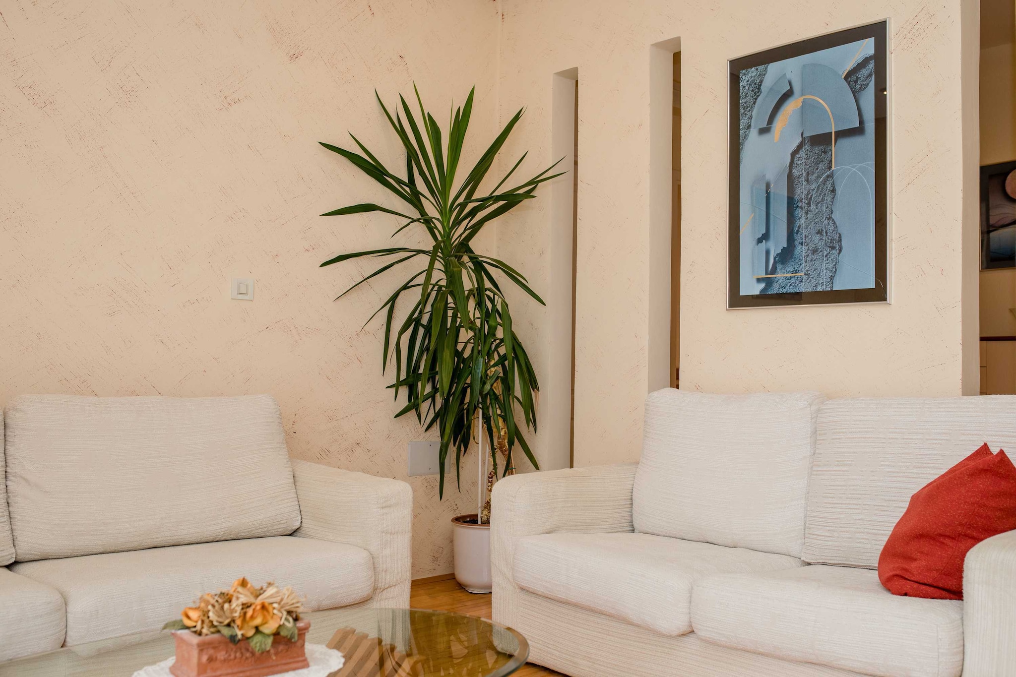 Guest House Villa Anggela - Two Bedroom Apartment with Balcony and Sea View-Salon