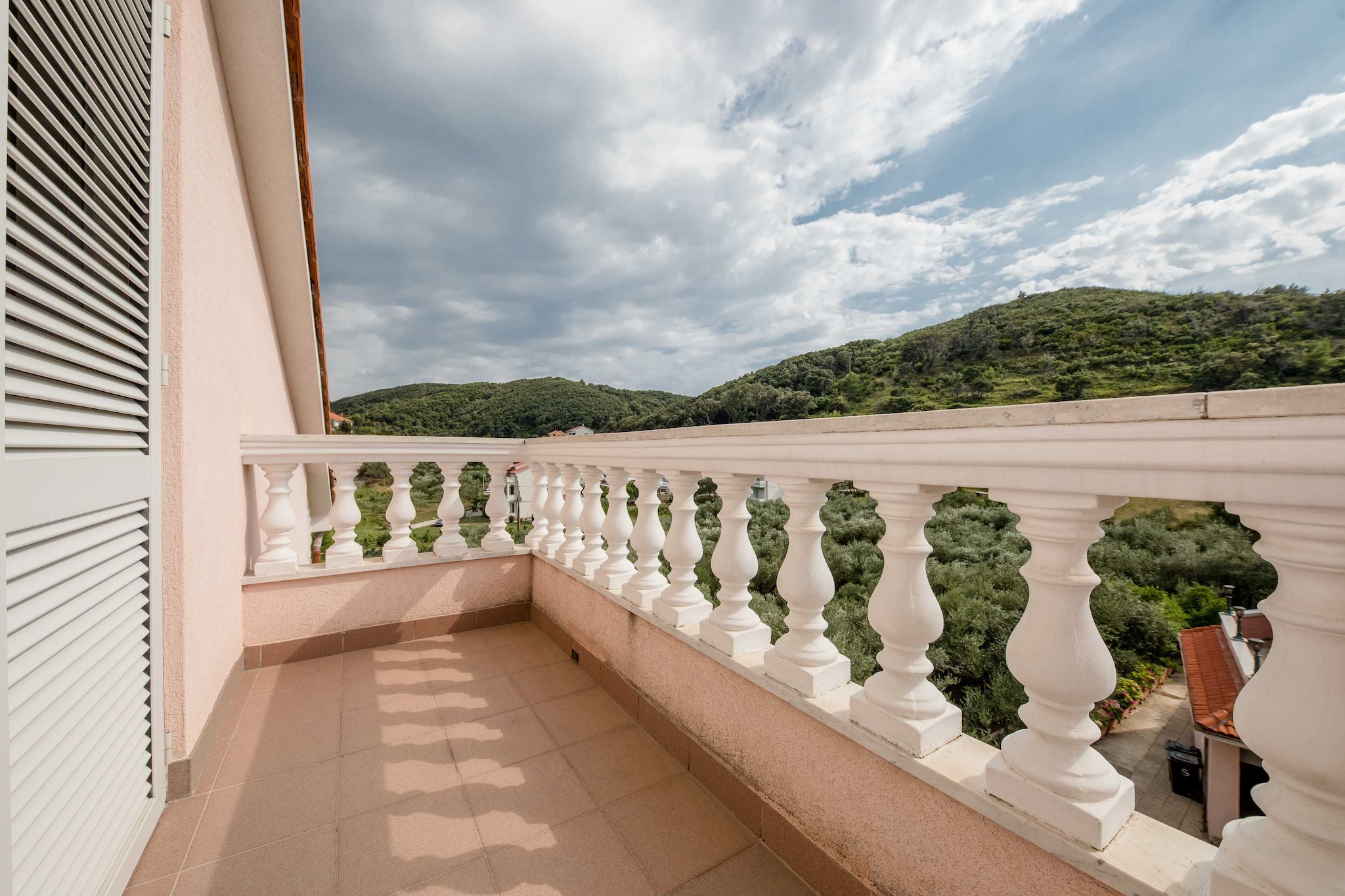 Guest House Villa Anggela - Two Bedroom Apartment with Balcony and Sea View-Balcon-terrasse