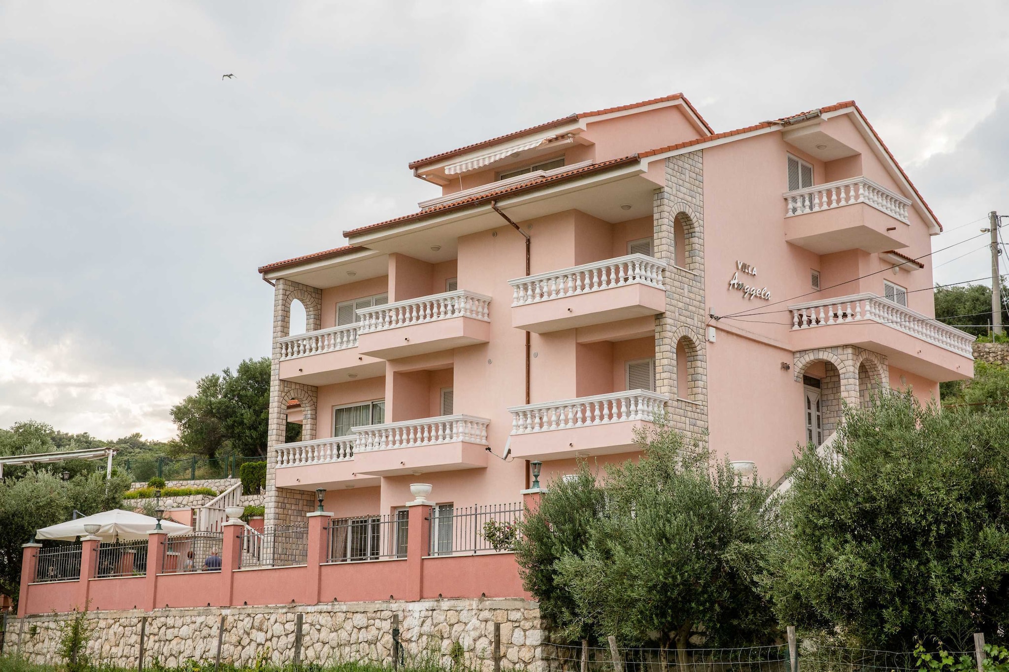 Guest House Villa Anggela - Two Bedroom Apartment with Balcony and Sea View-Extérieur