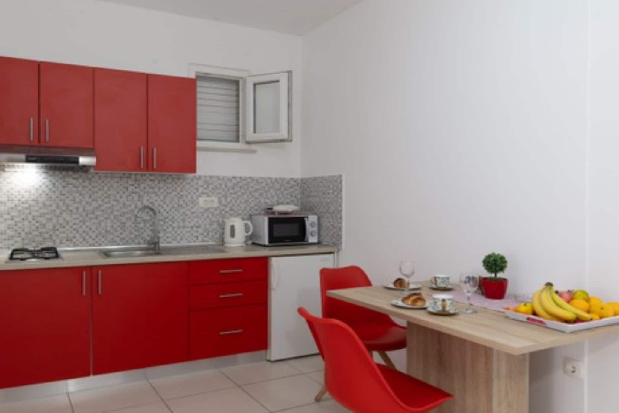 Studio Apartment with terrace 1-Küche