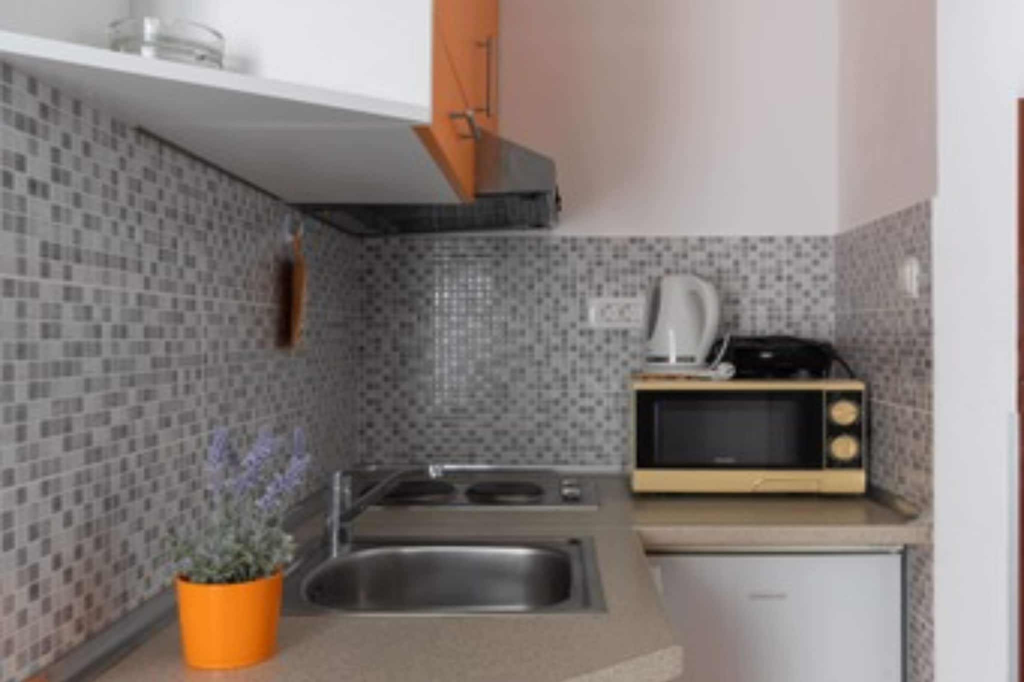 Studio Apartment with Terrace 2-Küche