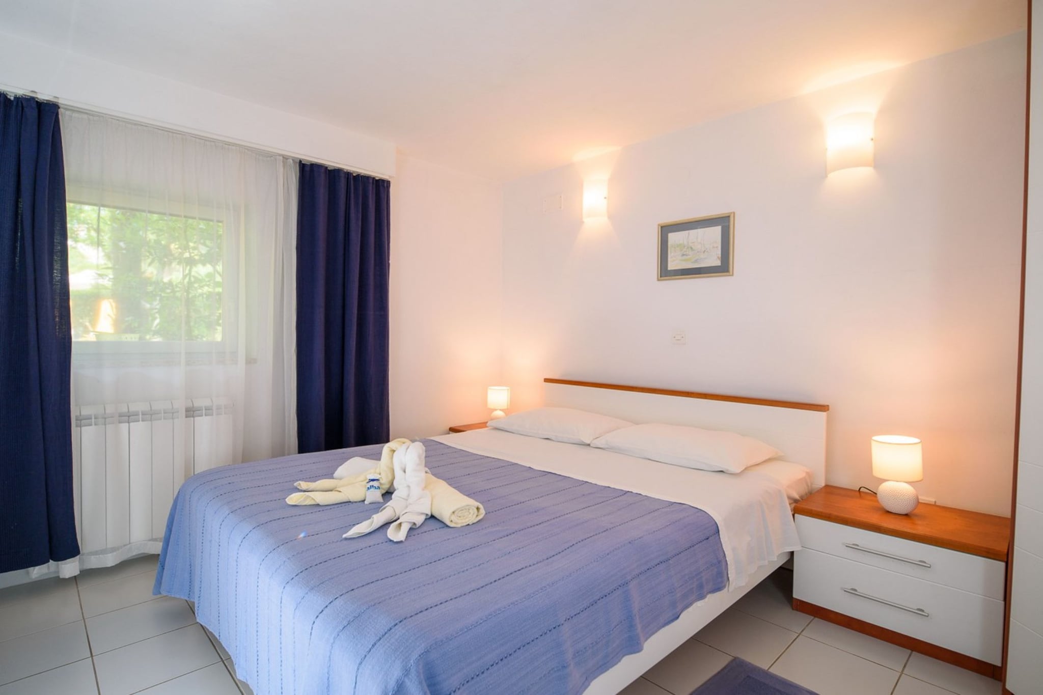 Apartments Alba - Two Bedroom apartment (Ines)-Bedroom
