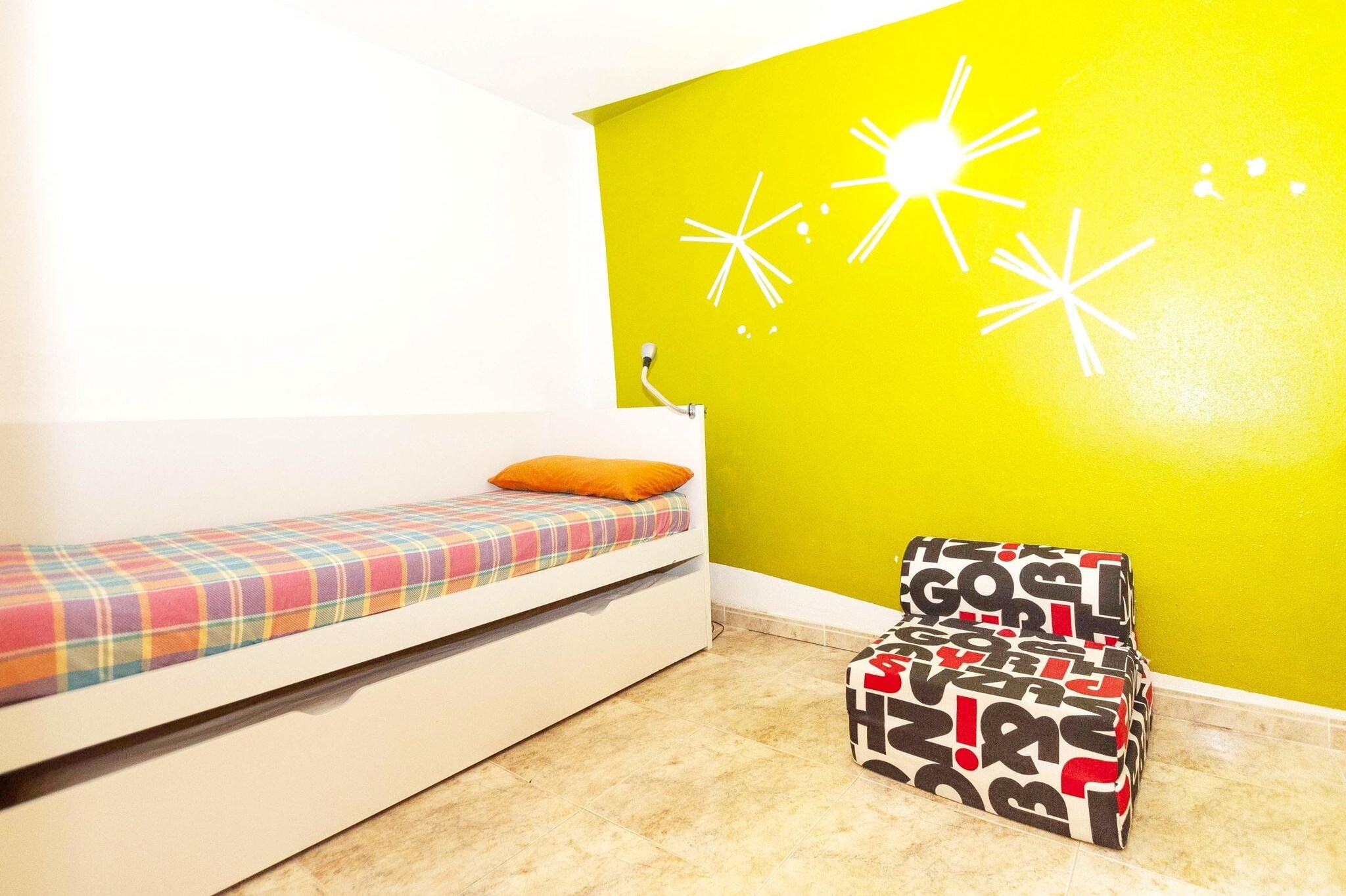 1232 GAUDI 100m PLAYA-Slaapkamer