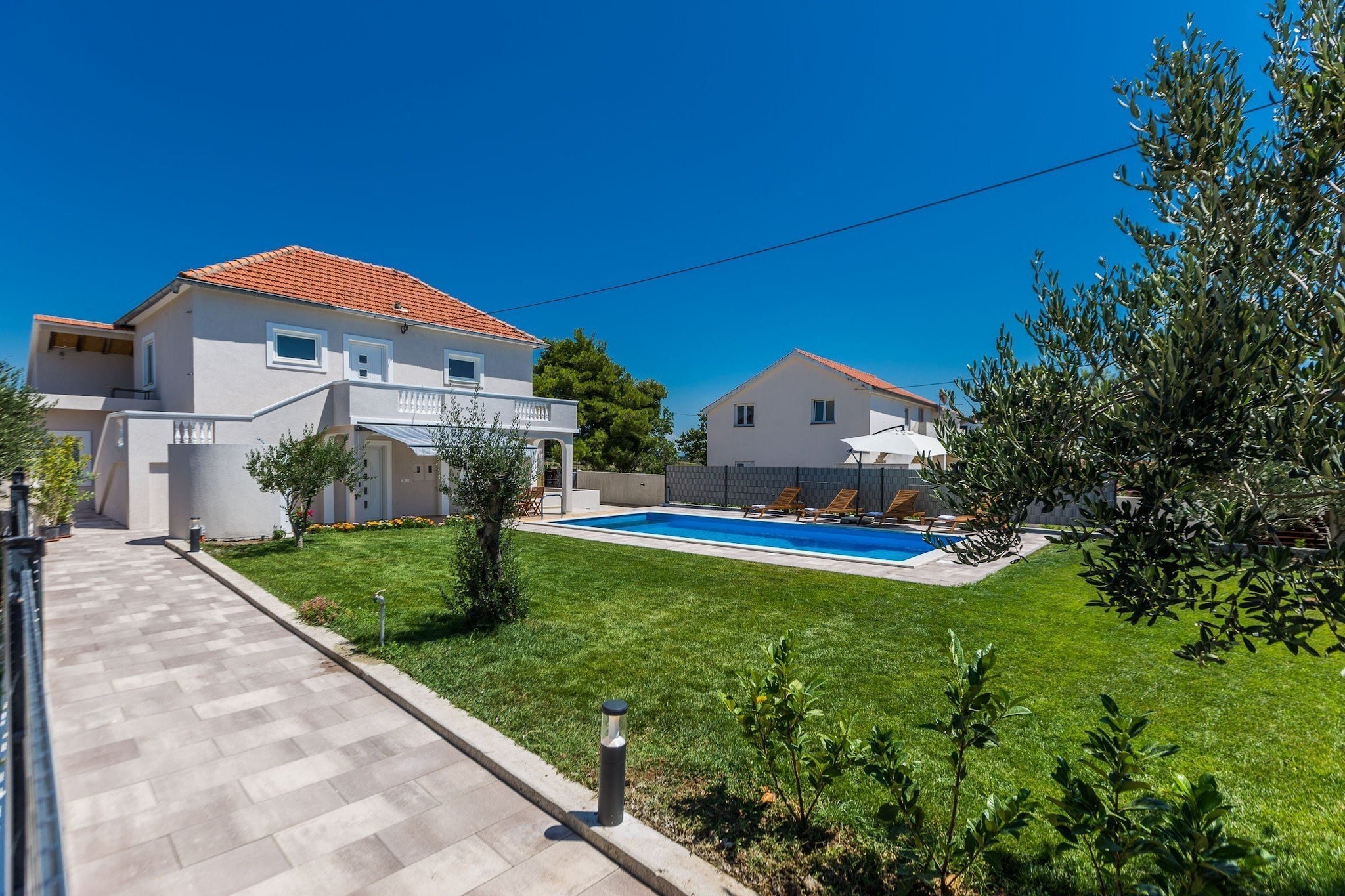 Serene Escape near Zadar with Private Pool & Charming Outdoor Oasis - Two Bedroom Holiday Home-Buitenlucht