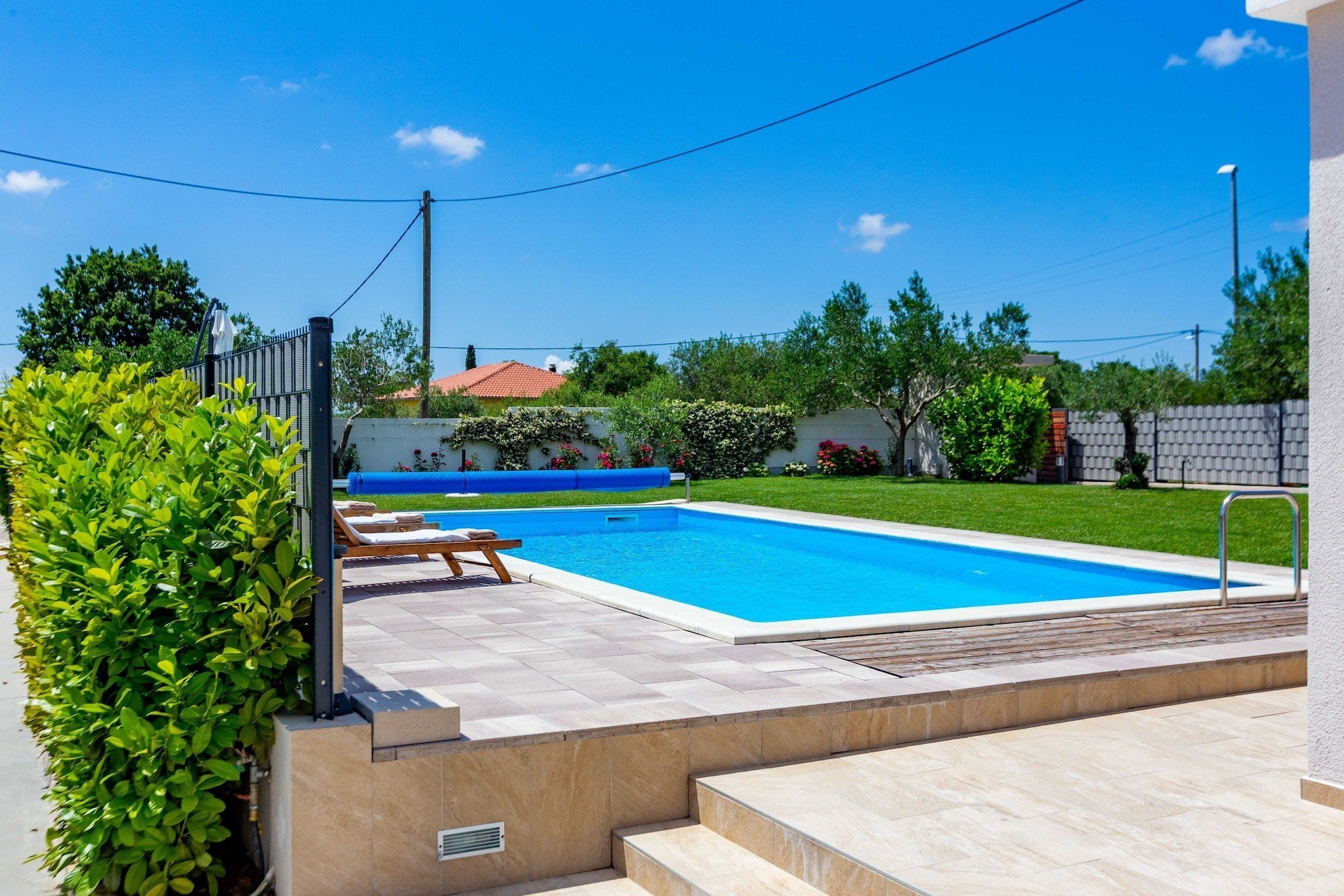 Serene Escape near Zadar with Private Pool & Charming Outdoor Oasis - Two Bedroom Holiday Home-Zwembad