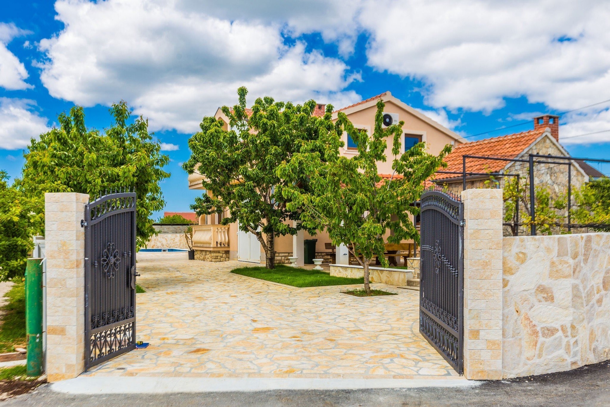 Modern Escape with Private Pool, Sauna, Game Room & BBQ, near Zadar - Four Bedroom Villa-Outdoor
