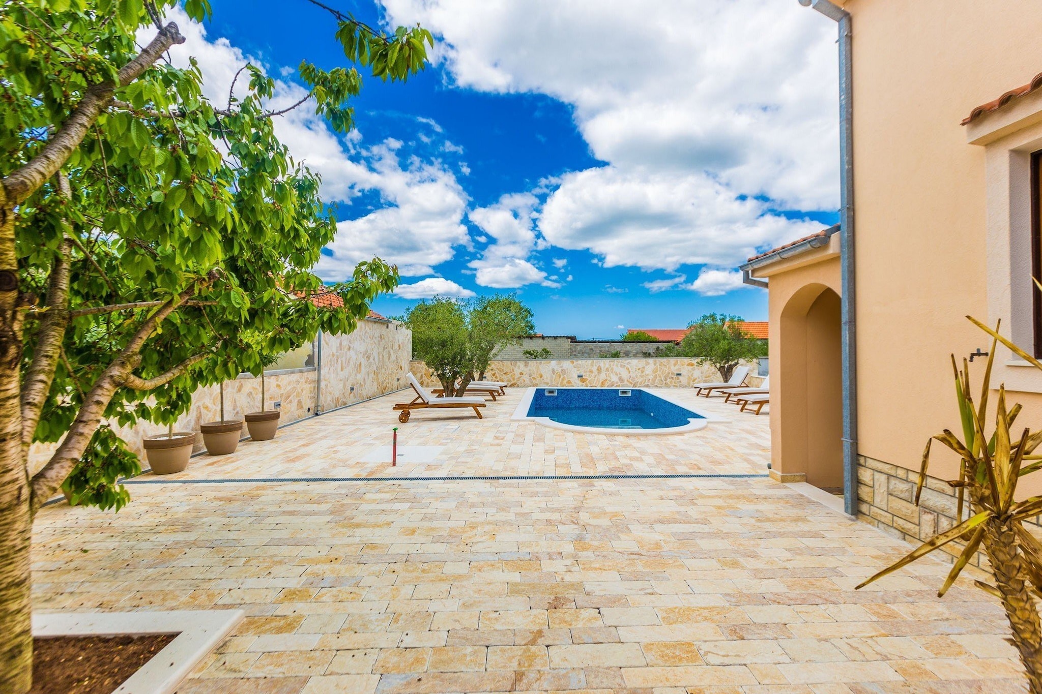 Modern Escape with Private Pool, Sauna, Game Room & BBQ, near Zadar - Four Bedroom Villa-Outdoor