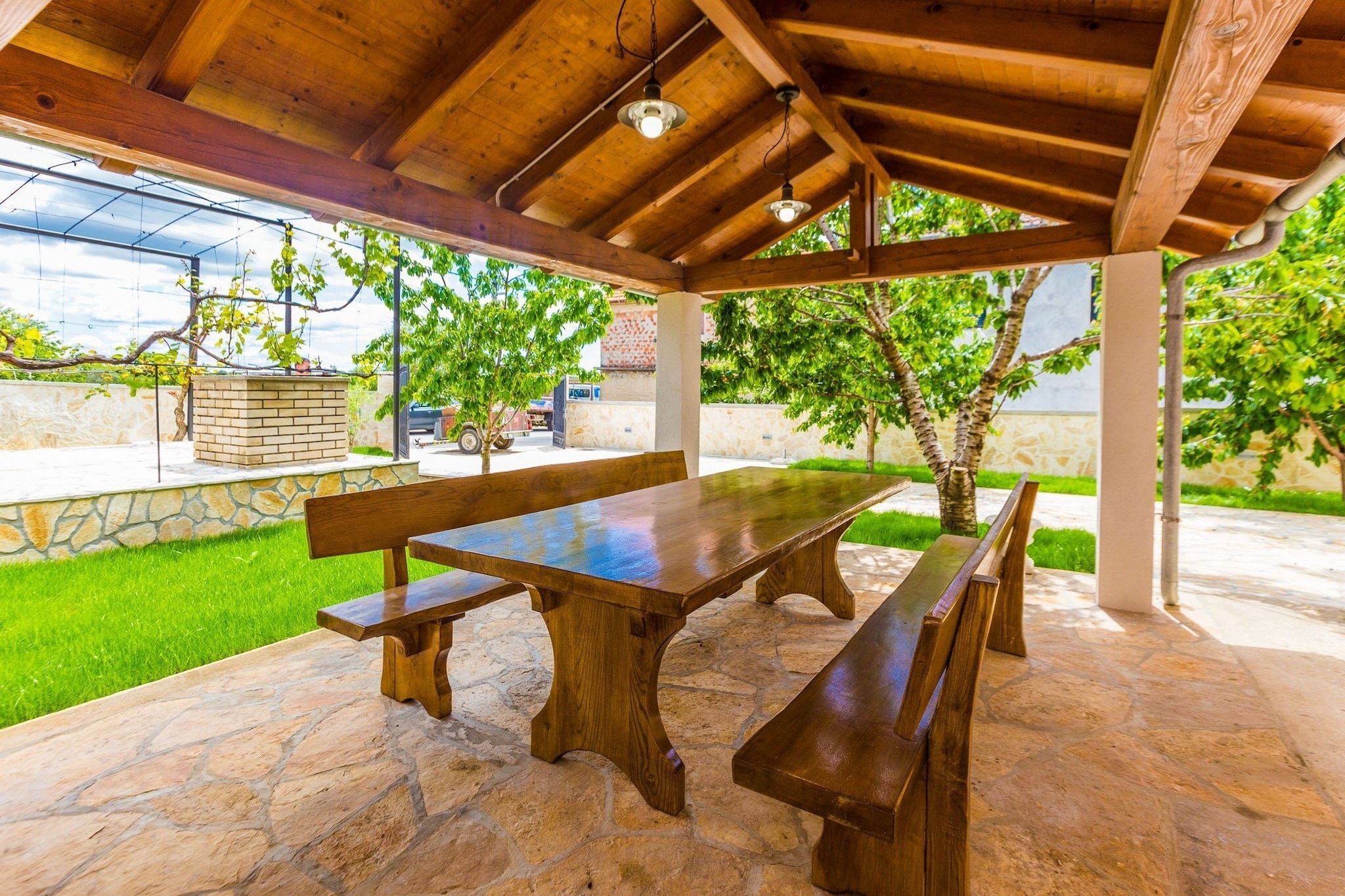 Modern Escape with Private Pool, Sauna, Game Room & BBQ, near Zadar - Four Bedroom Villa-Outdoor