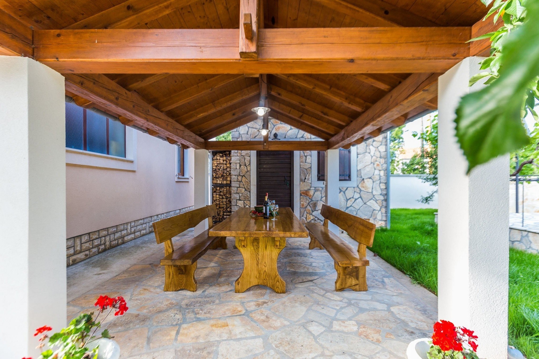 Modern Escape with Private Pool, Sauna, Game Room & BBQ, near Zadar - Four Bedroom Villa-Outdoor