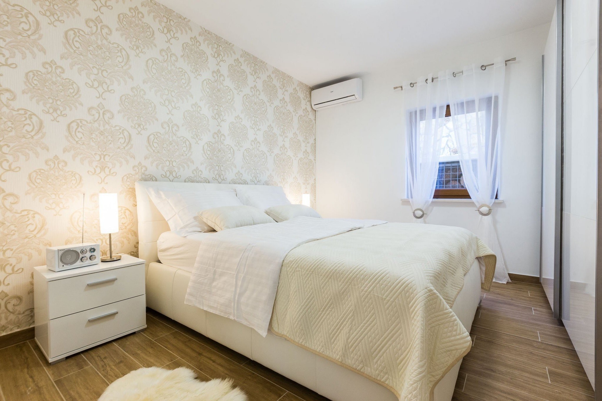 Modern Escape with Private Pool, Sauna, Game Room & BBQ, near Zadar - Four Bedroom Villa-Bedroom