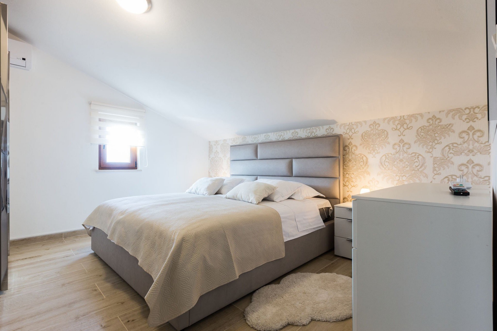 Modern Escape with Private Pool, Sauna, Game Room & BBQ, near Zadar - Four Bedroom Villa-Bedroom