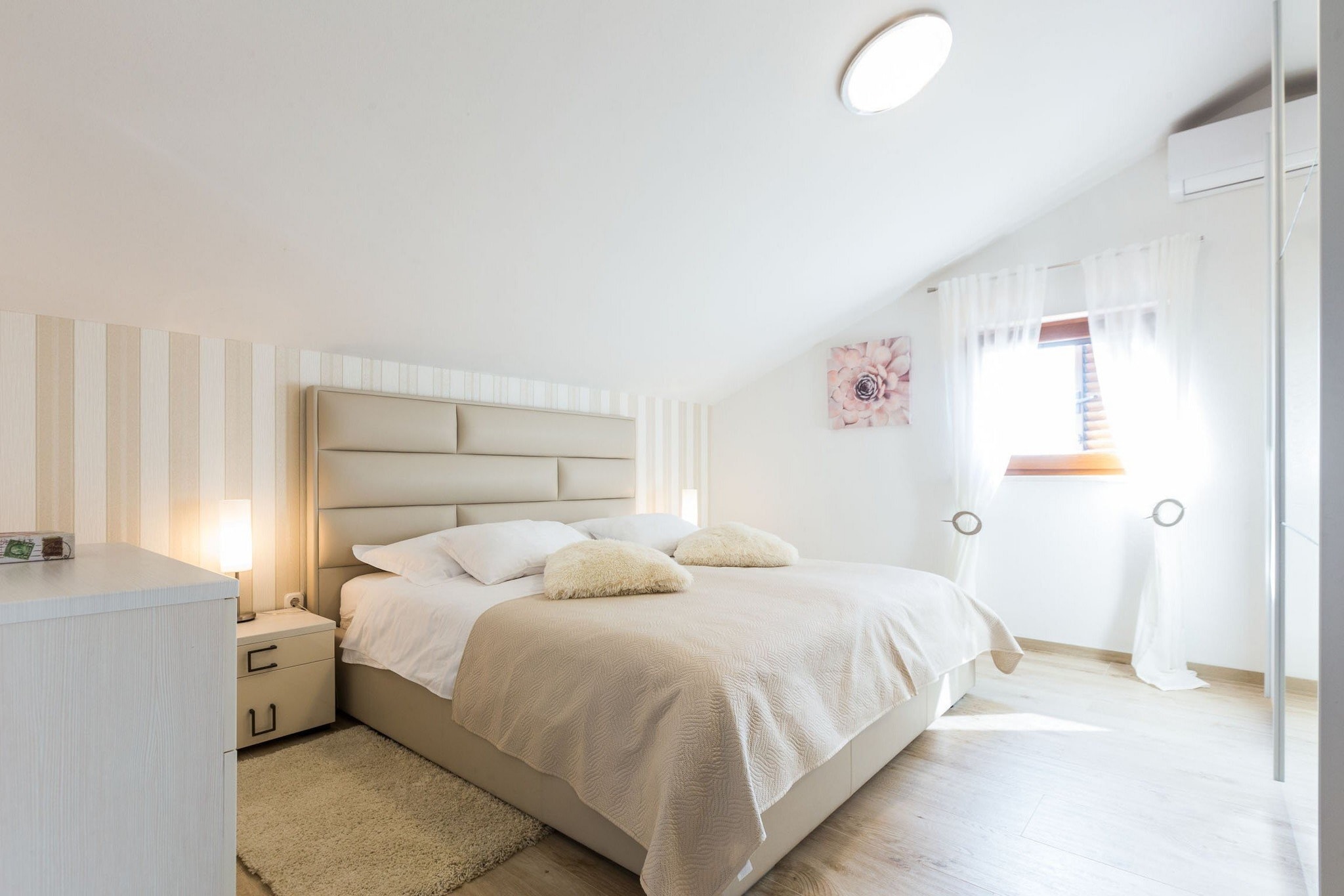 Modern Escape with Private Pool, Sauna, Game Room & BBQ, near Zadar - Four Bedroom Villa-Bedroom
