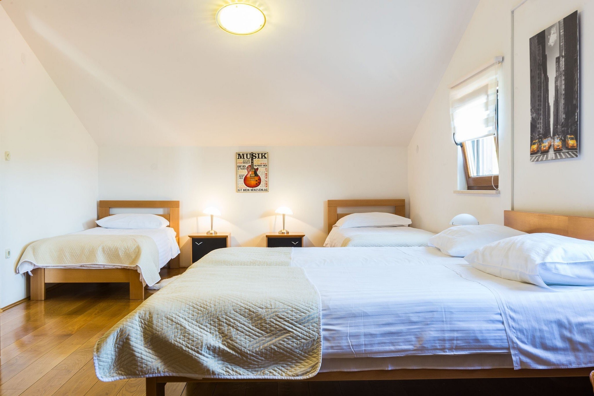 Modern Escape with Private Pool, Sauna, Game Room & BBQ, near Zadar - Four Bedroom Villa-Bedroom
