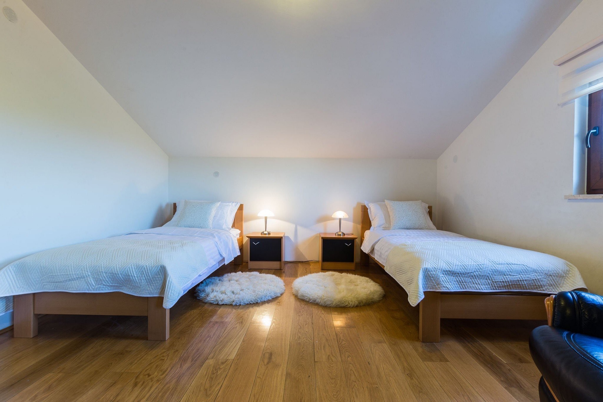 Modern Escape with Private Pool, Sauna, Game Room & BBQ, near Zadar - Four Bedroom Villa-Bedroom