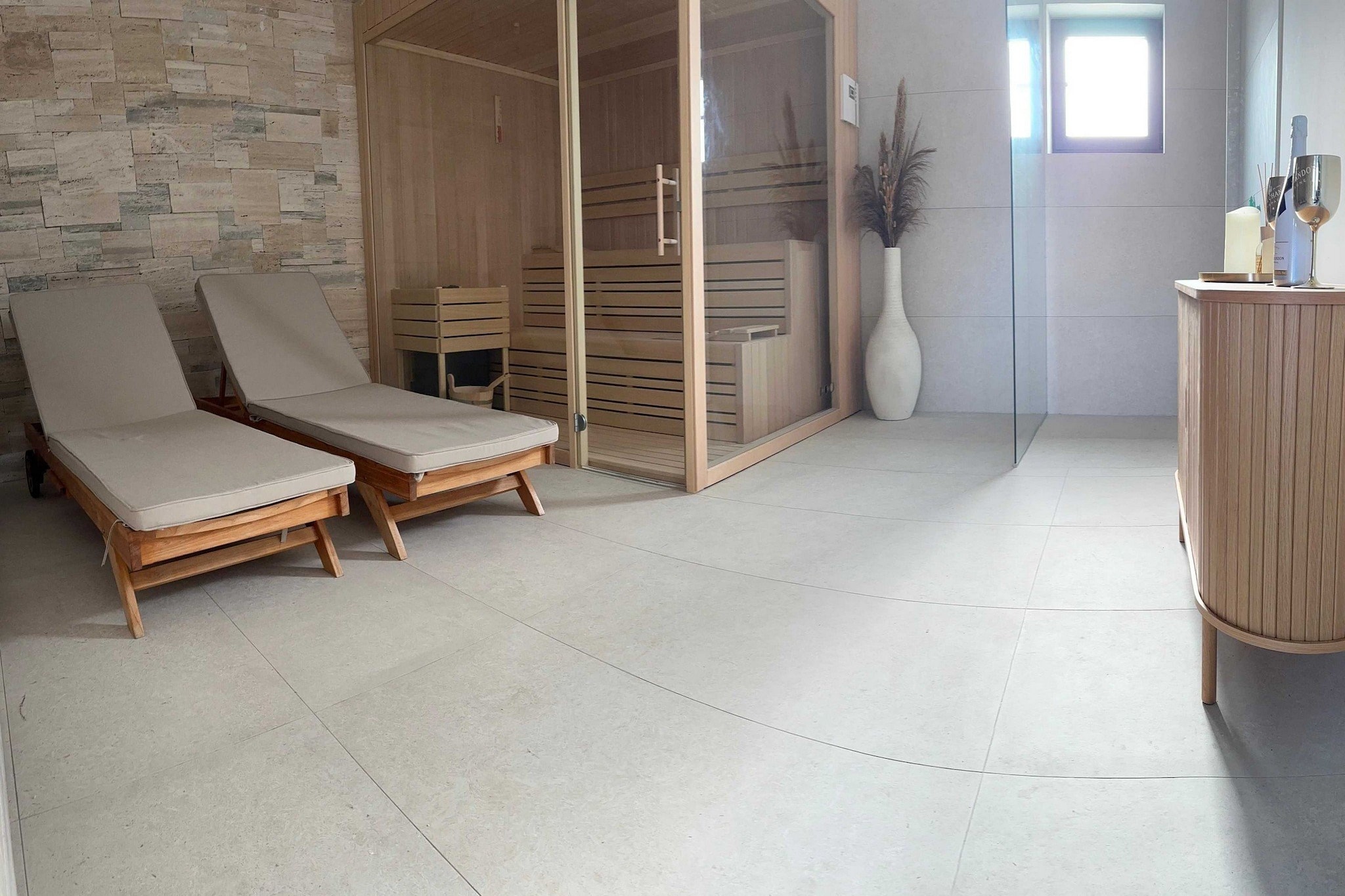 Modern Escape with Private Pool, Sauna, Game Room & BBQ, near Zadar - Four Bedroom Villa-Sauna