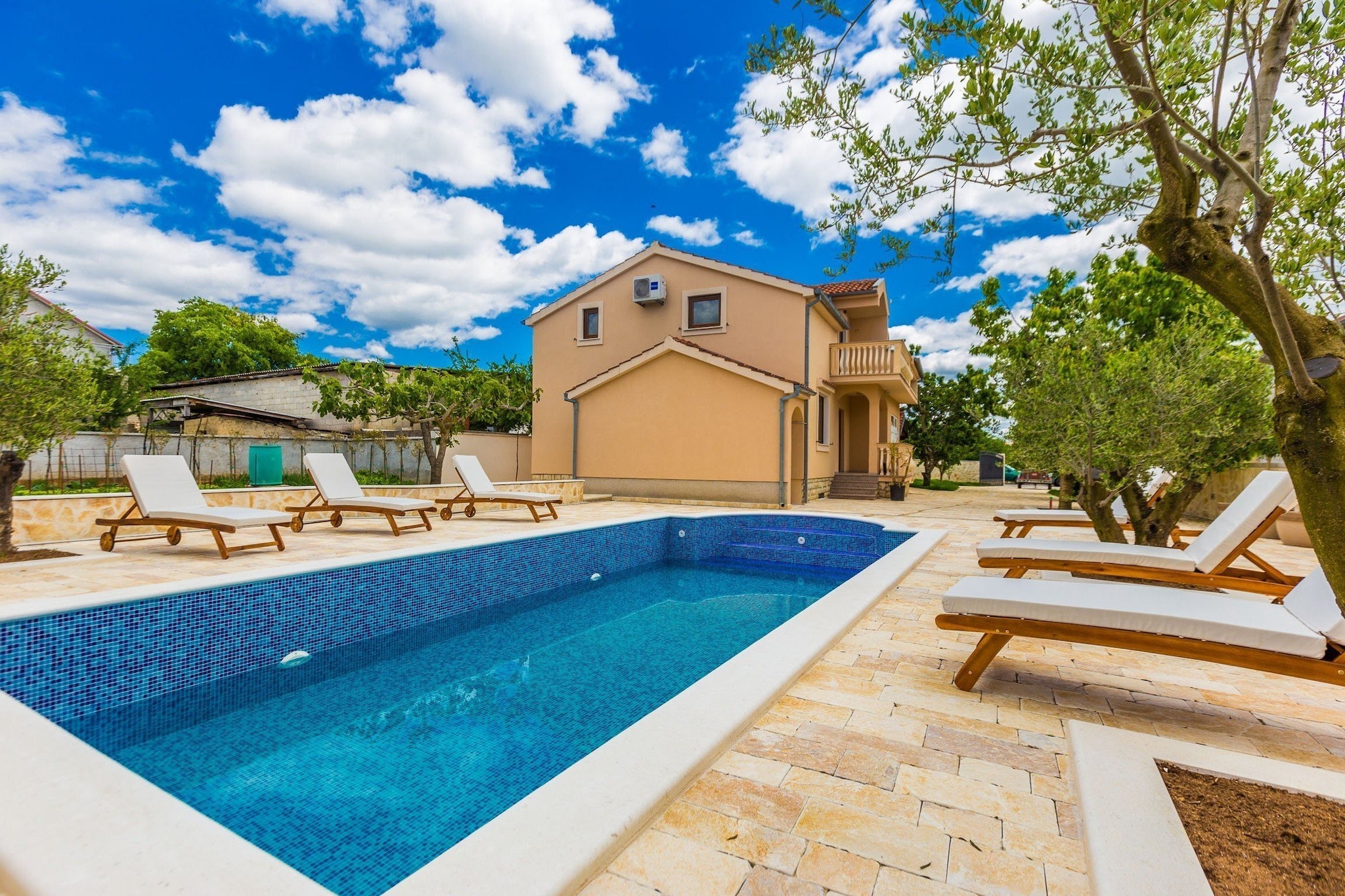 Modern Escape with Private Pool, Sauna, Game Room & BBQ, near Zadar - Four Bedroom Villa-Pool