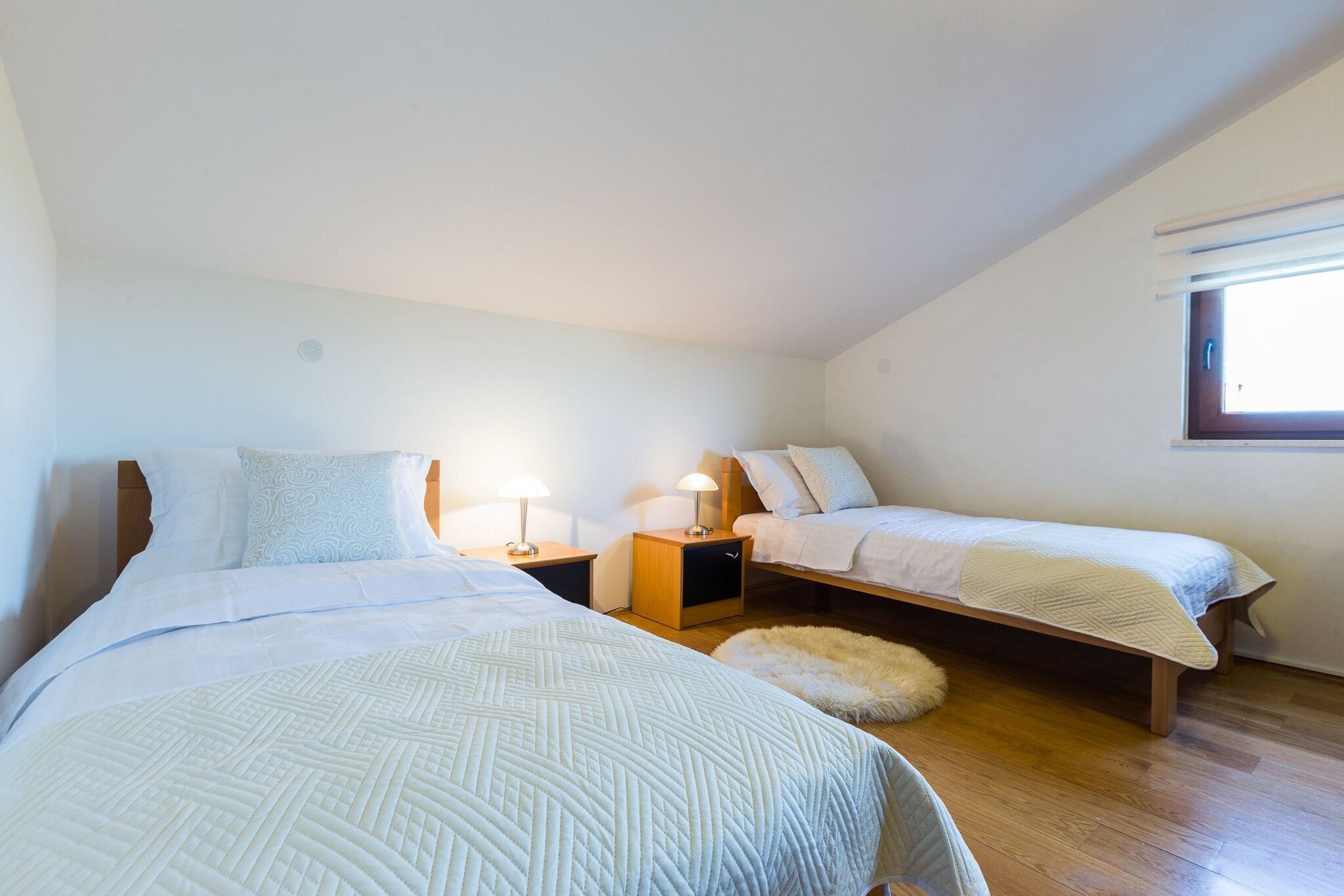 Modern Escape with Private Pool, Sauna, Game Room & BBQ, near Zadar - Four Bedroom Villa-Bedroom