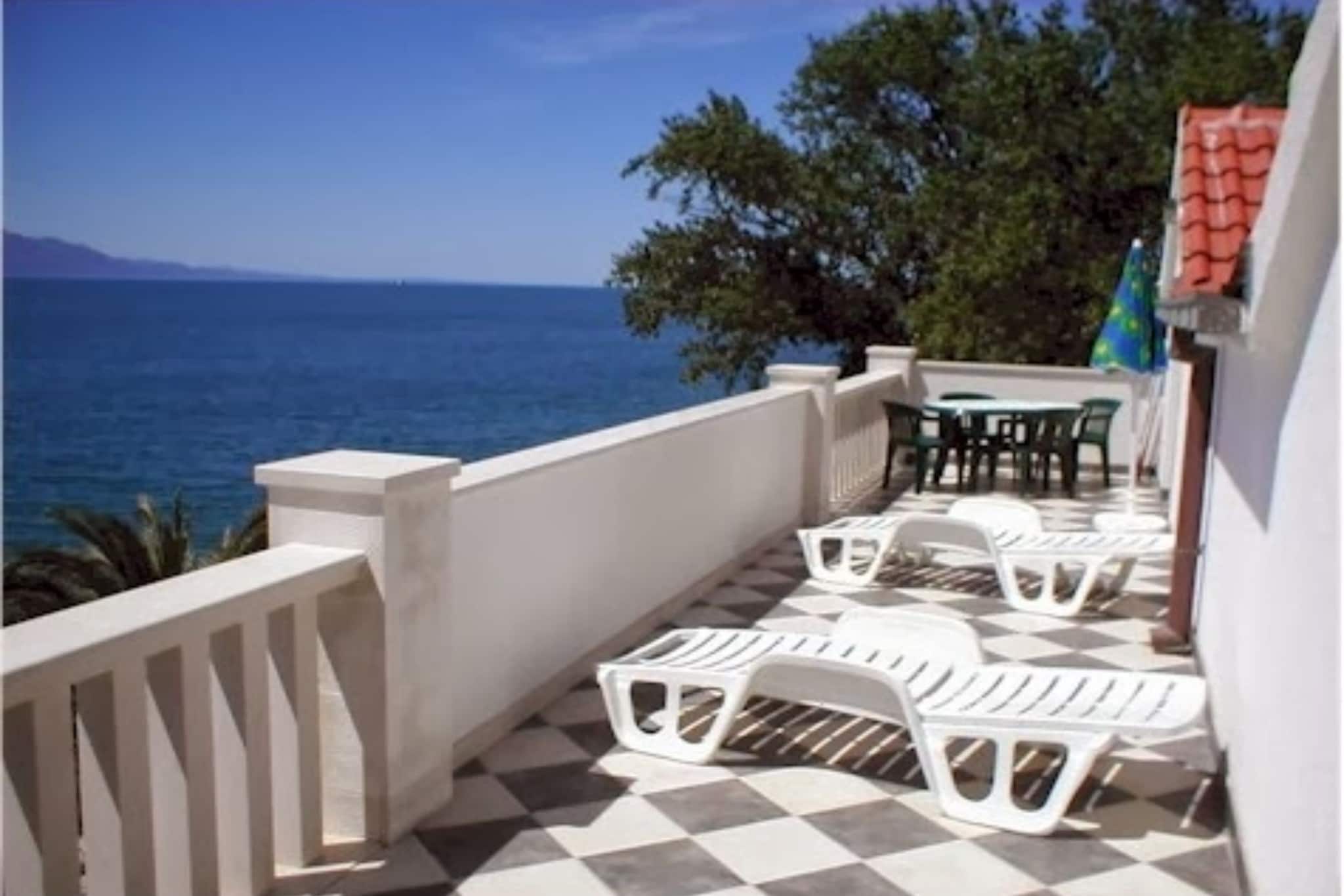 Apartments Pansion Franka 3* - Studio Apartment with Sea View - APT 1B-Terrasse/Balkon